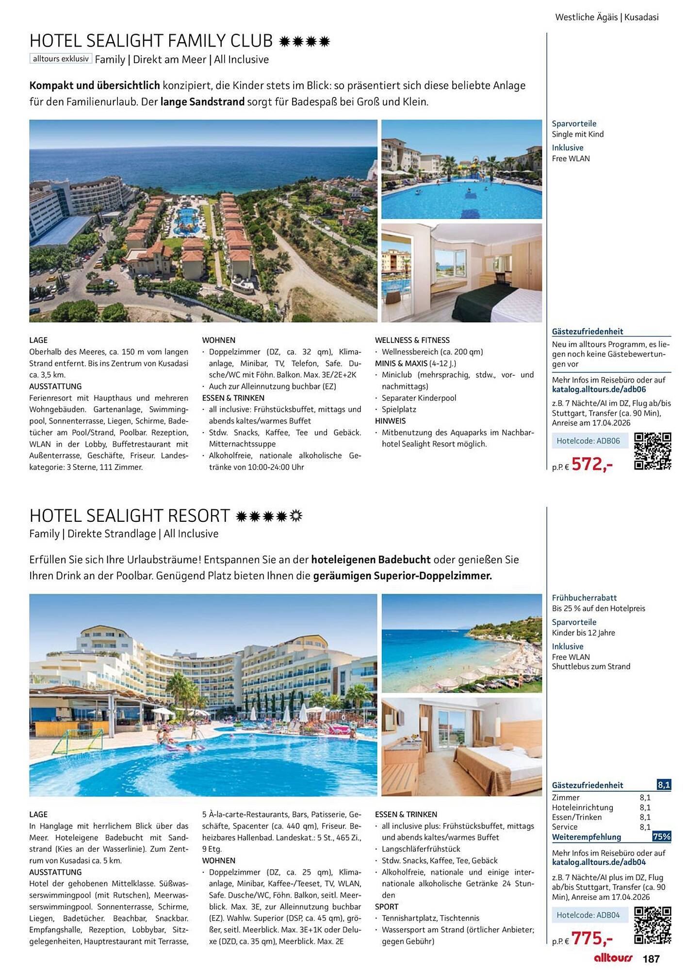 alltours Reisecenter Prospekt - Pagina 187