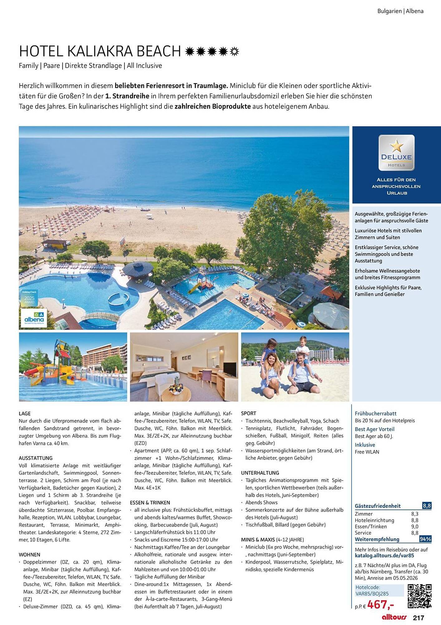 alltours Reisecenter Prospekt - Pagina 217