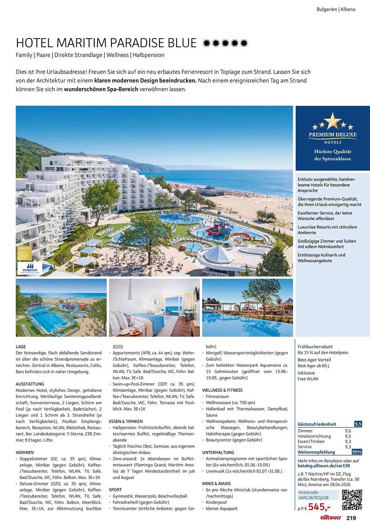 alltours Reisecenter Prospekt - Pagina 219