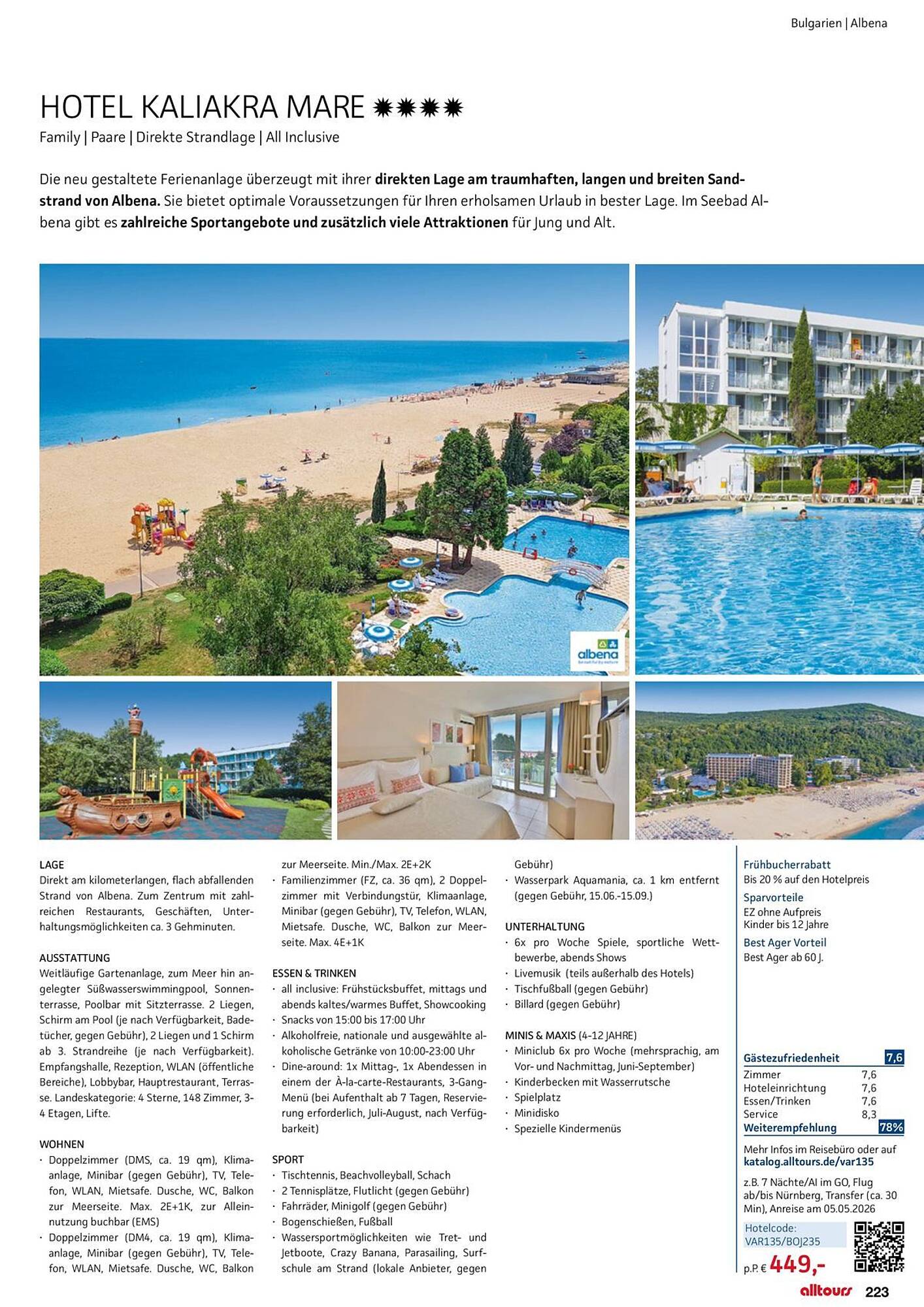 alltours Reisecenter Prospekt - Pagina 223