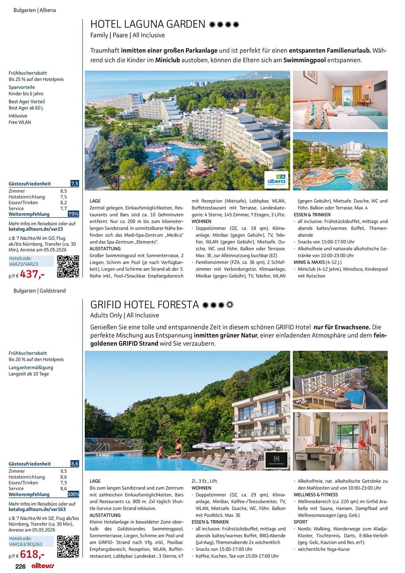 alltours Reisecenter Prospekt - Pagina 226