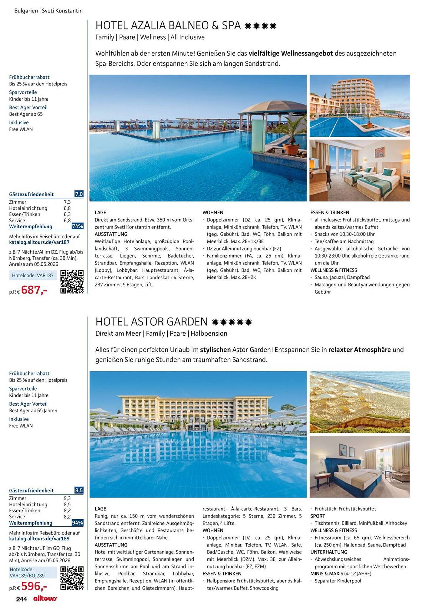 alltours Reisecenter Prospekt - Pagina 244