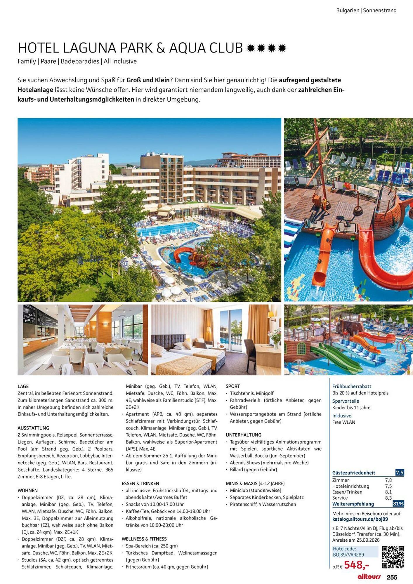alltours Reisecenter Prospekt - Pagina 255
