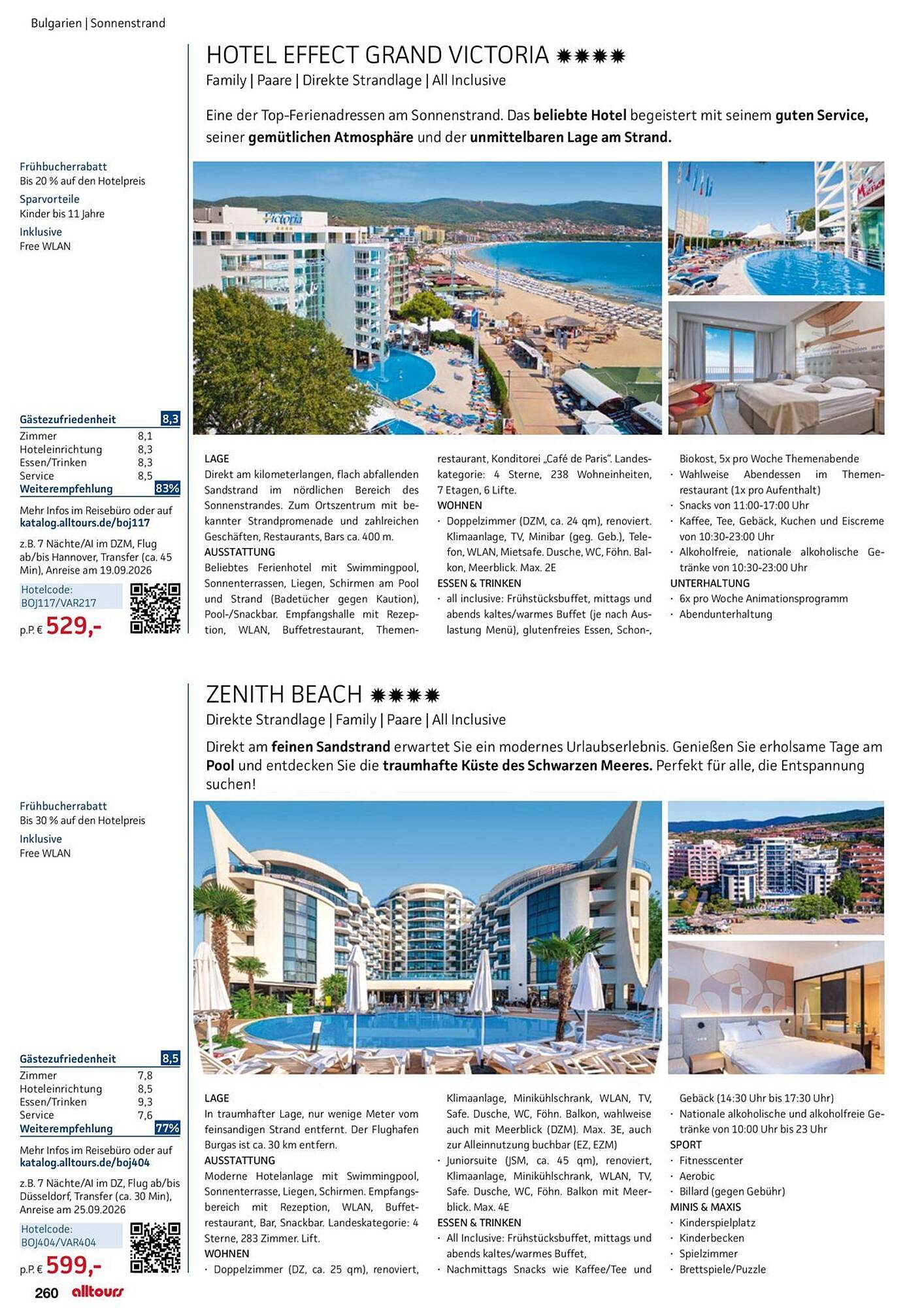 alltours Reisecenter Prospekt - Pagina 260
