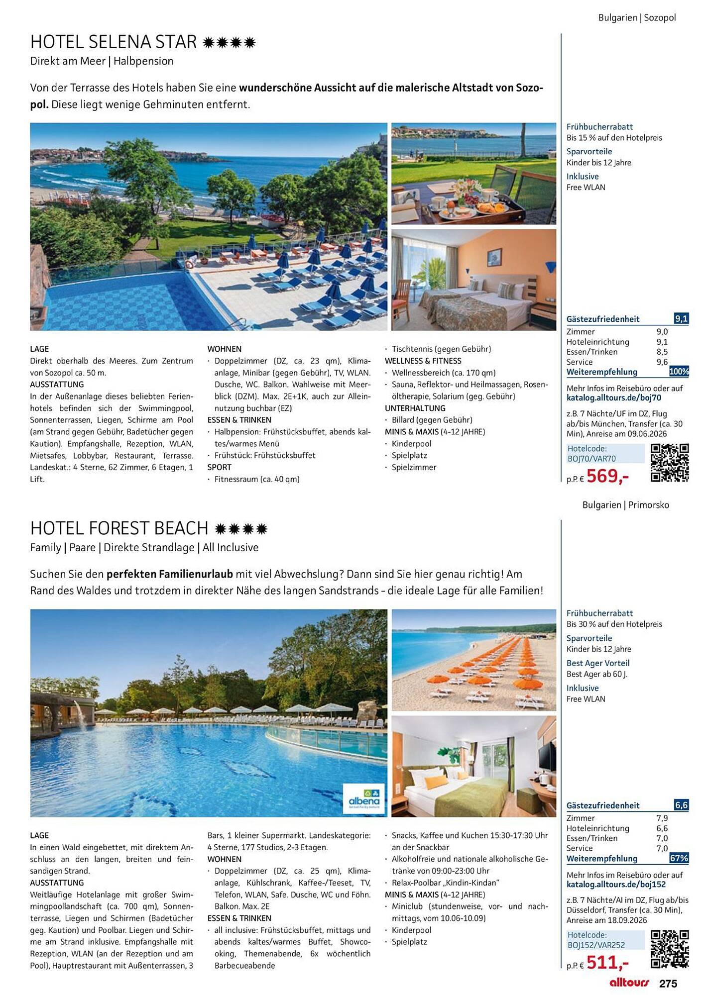 alltours Reisecenter Prospekt - Pagina 275