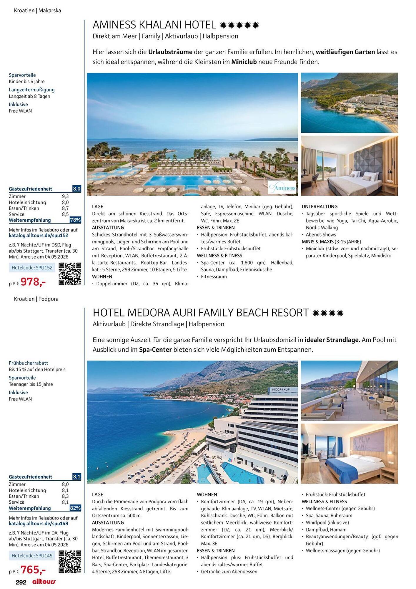 alltours Reisecenter Prospekt - Pagina 292