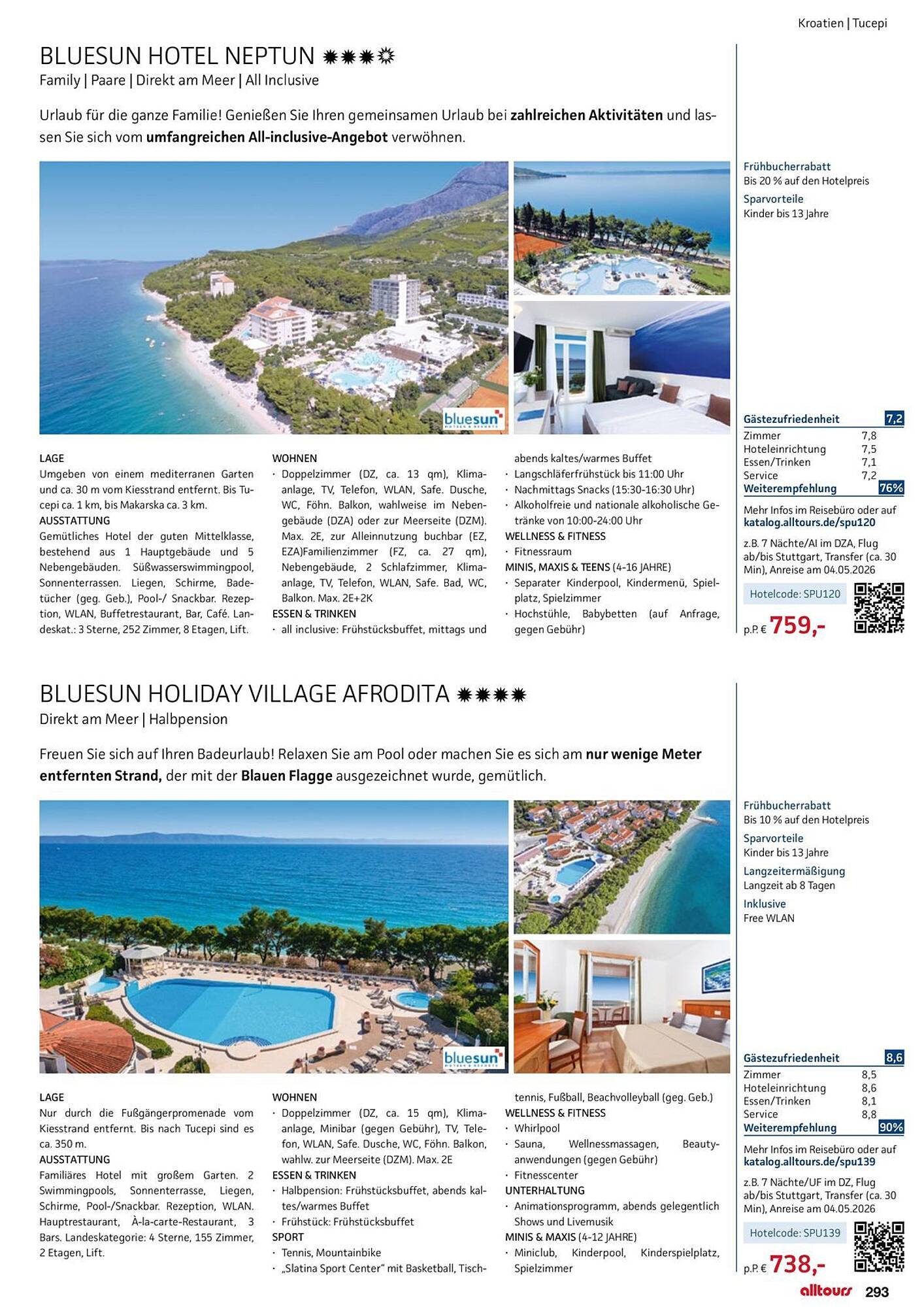 alltours Reisecenter Prospekt - Pagina 293