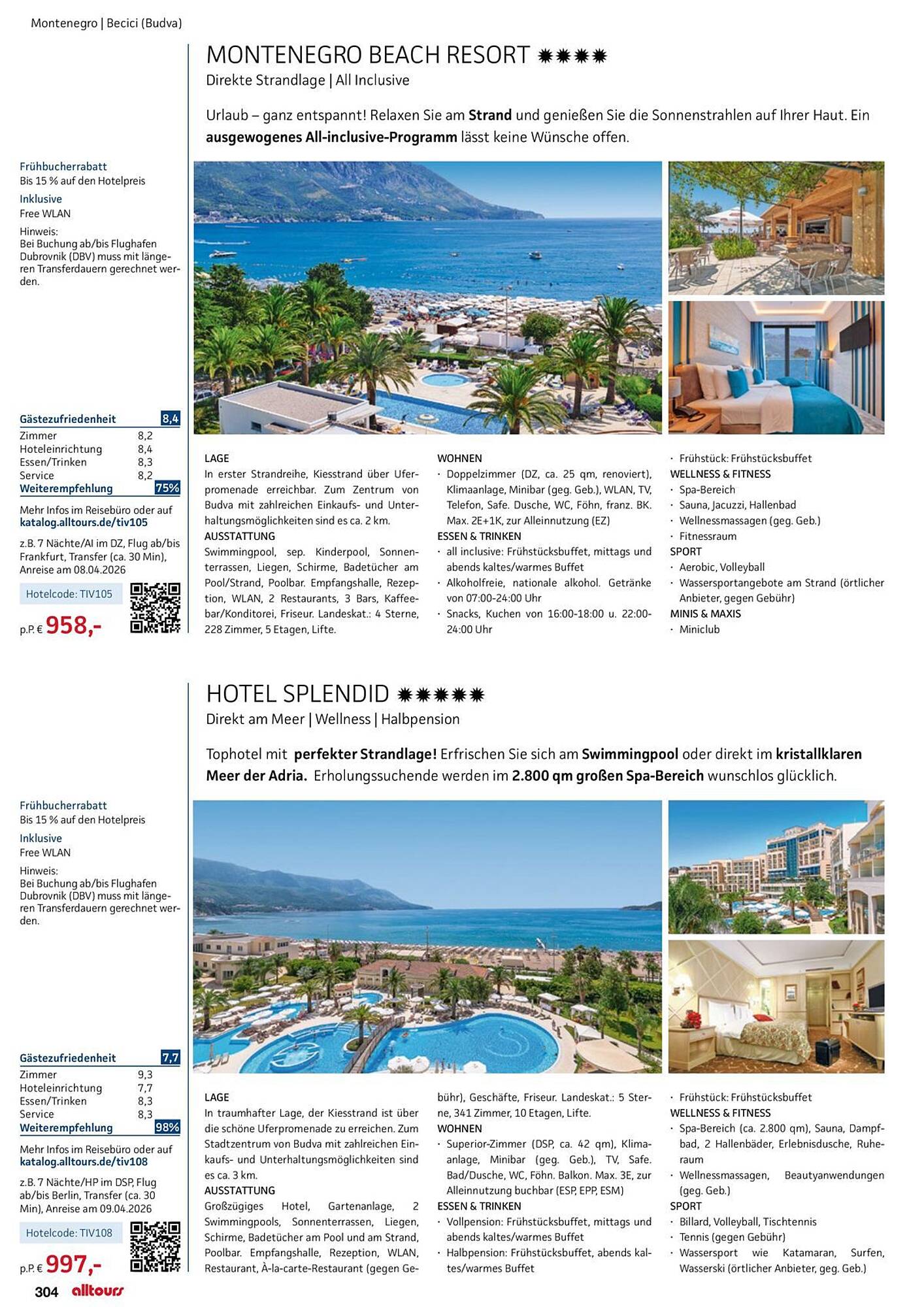 alltours Reisecenter Prospekt - Pagina 304