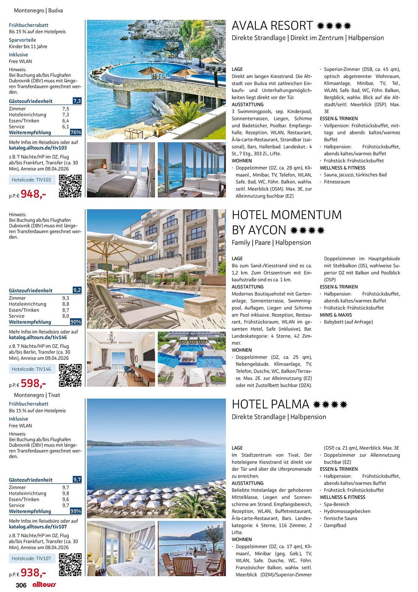 alltours Reisecenter Prospekt - Pagina 306