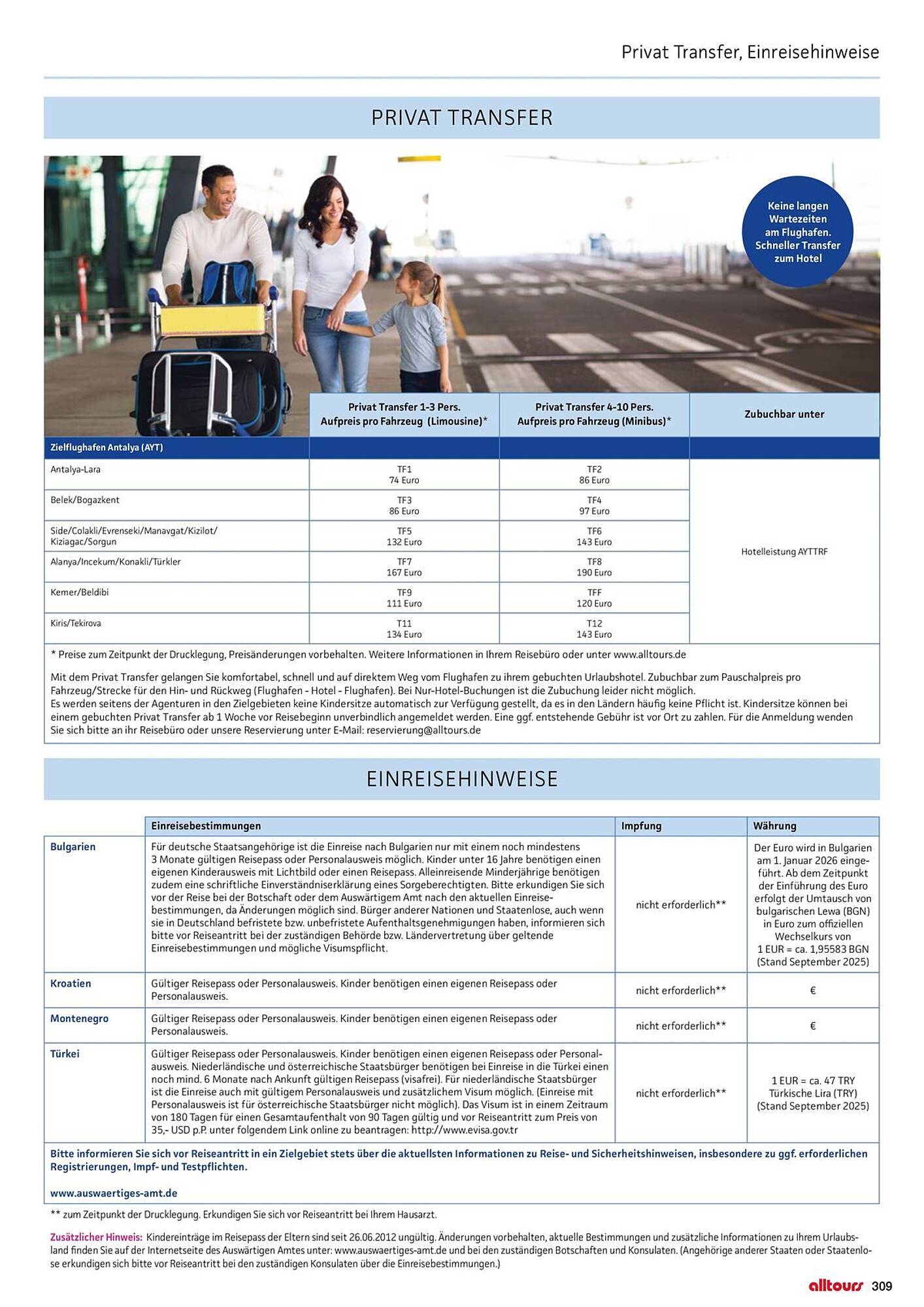 alltours Reisecenter Prospekt - Pagina 309