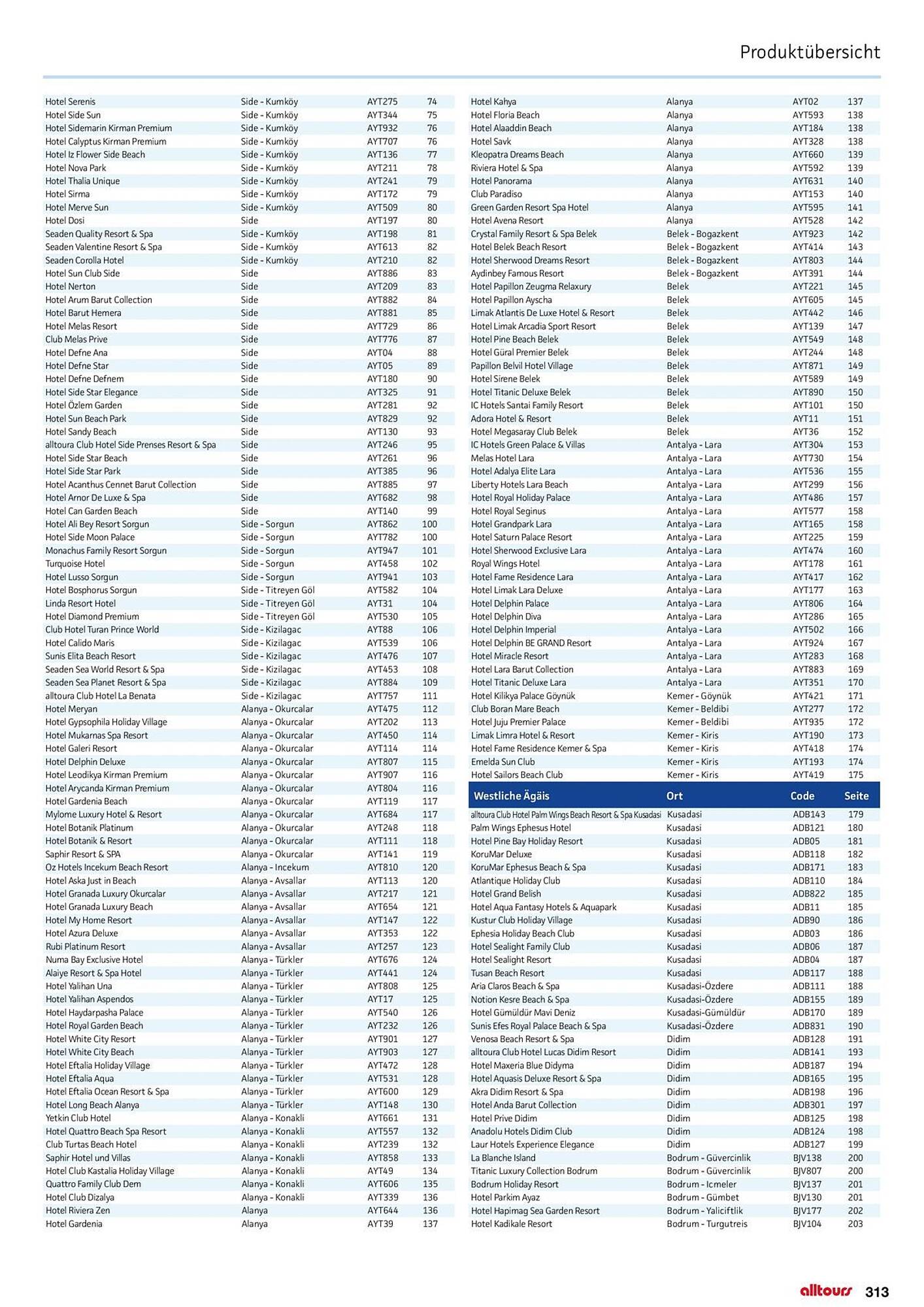 alltours Reisecenter Prospekt - Pagina 313