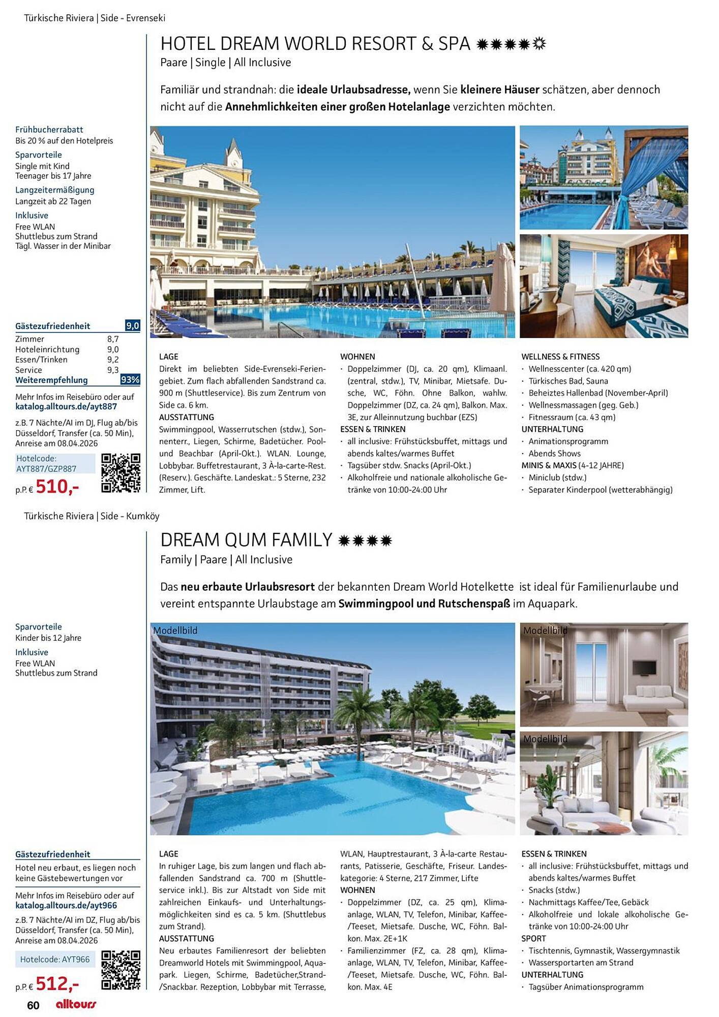 alltours Reisecenter Prospekt - Pagina 60