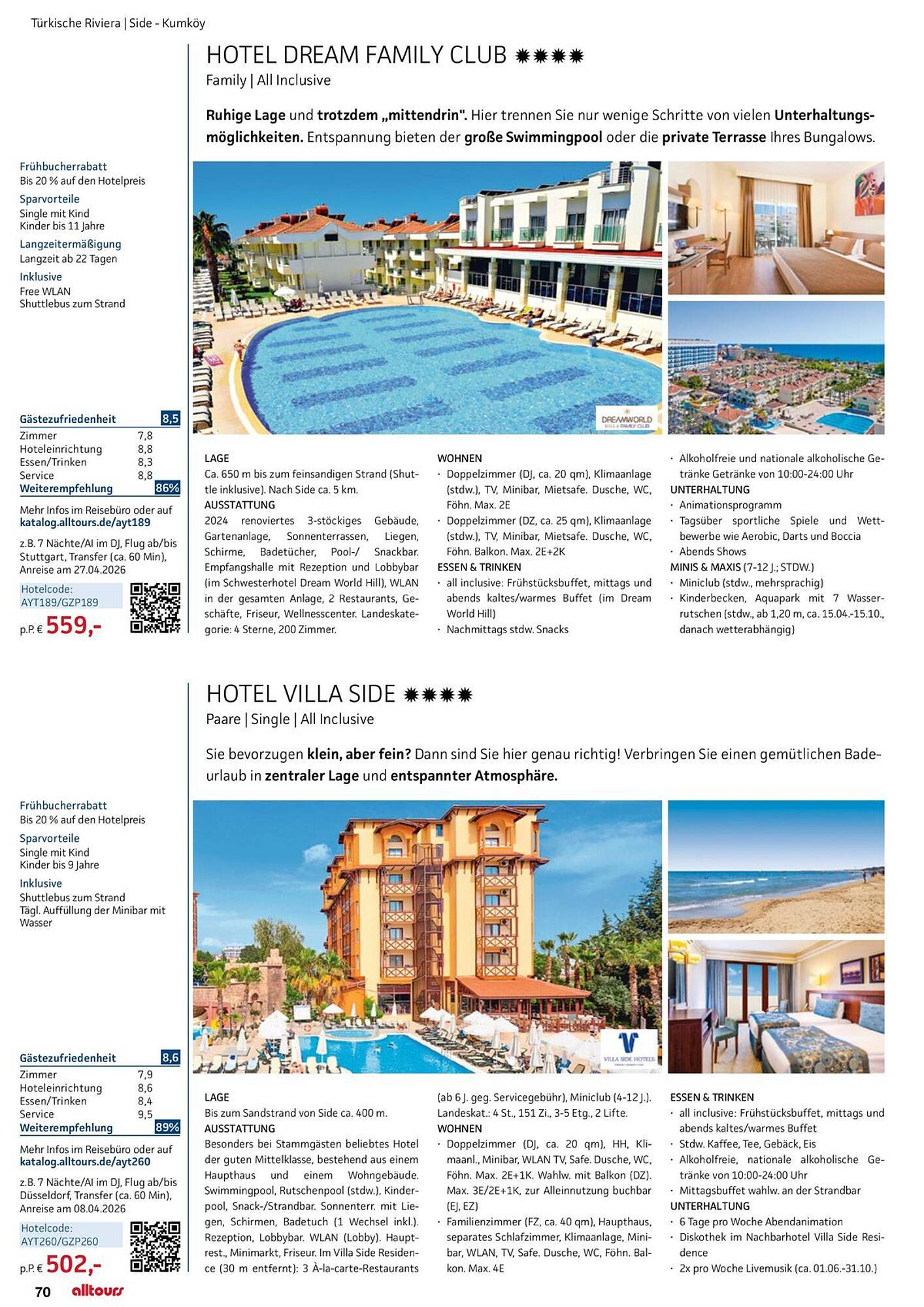 alltours Reisecenter Prospekt - Pagina 70