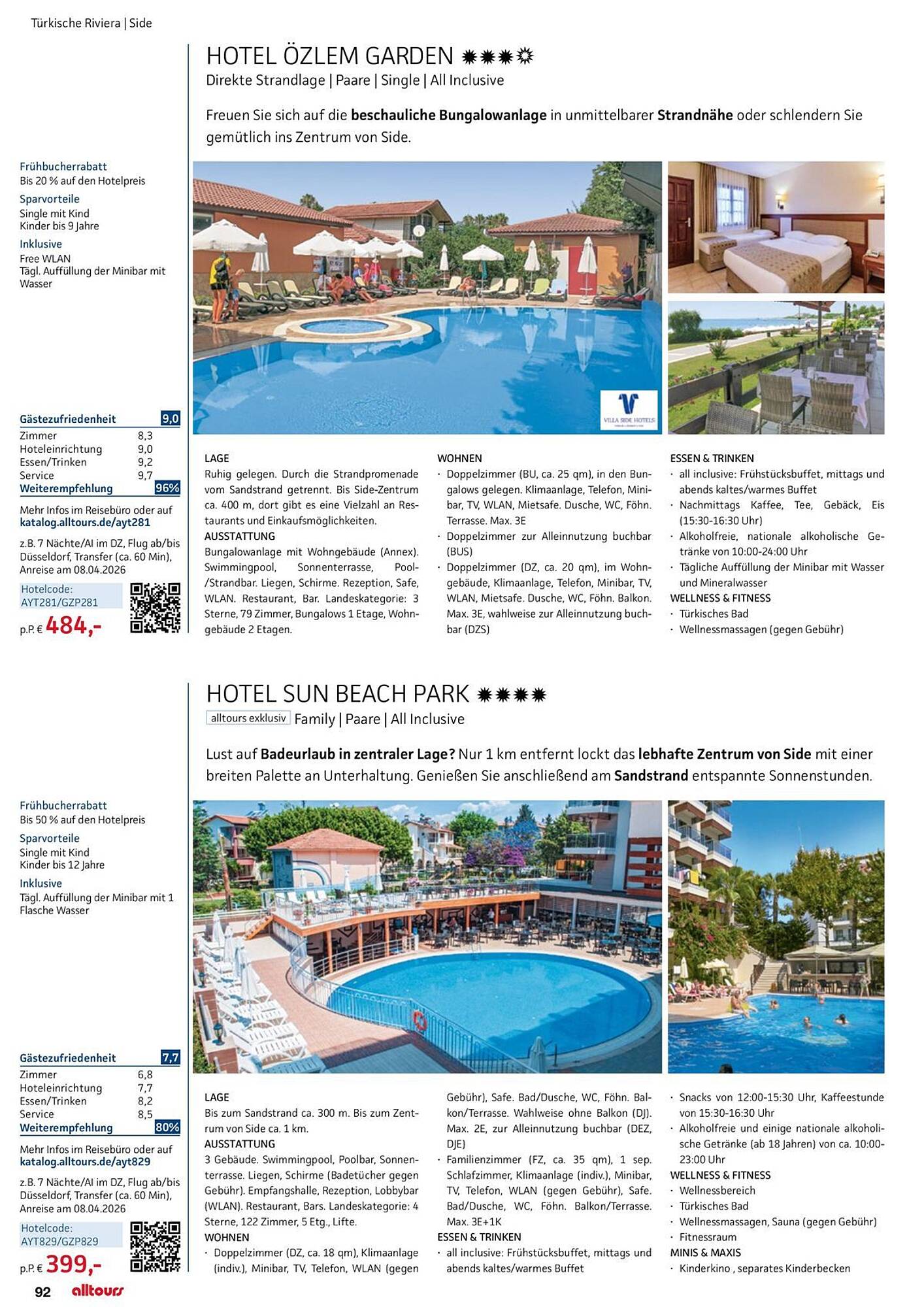 alltours Reisecenter Prospekt - Pagina 92