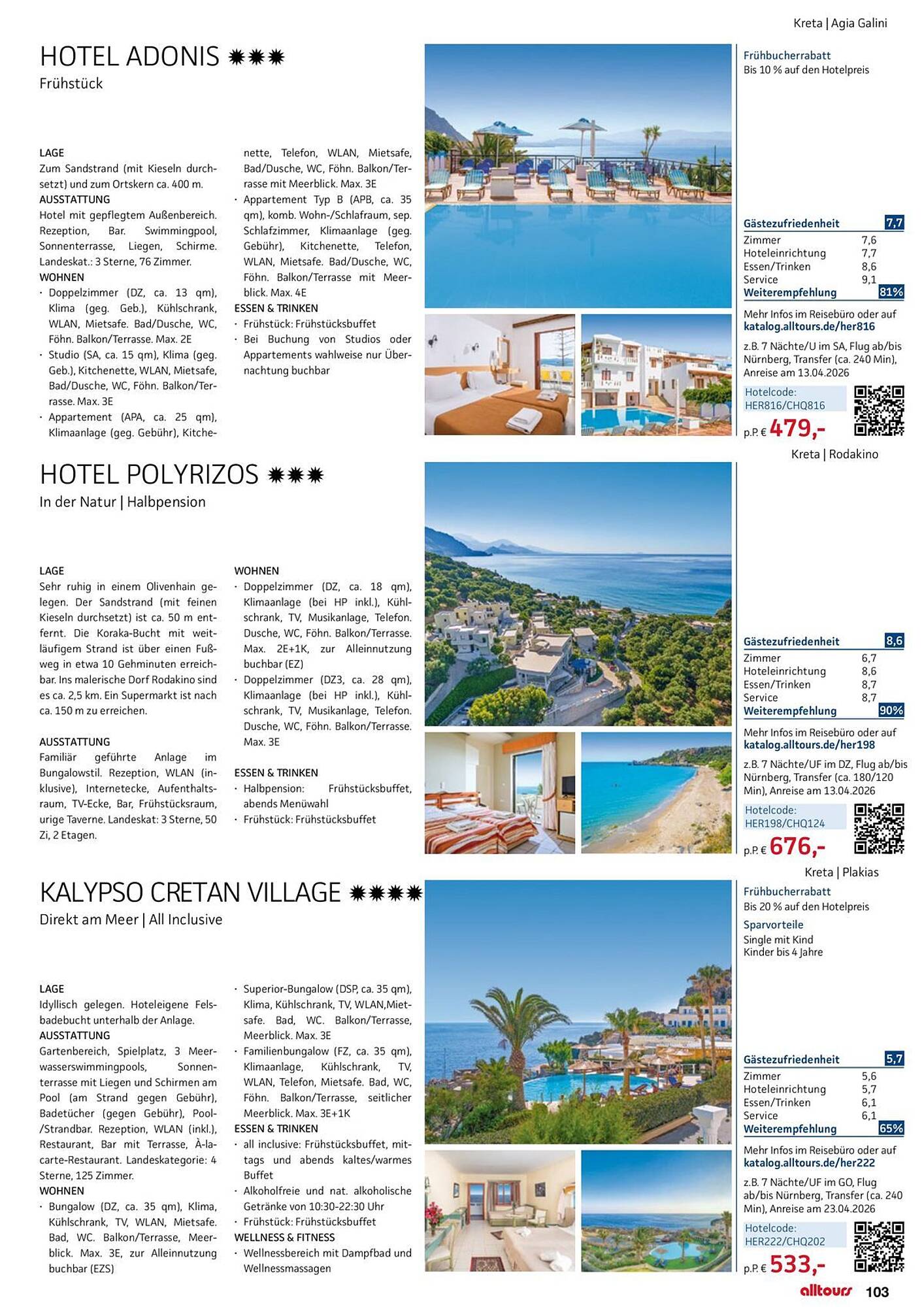 alltours Reisecenter Prospekt - Pagina 107