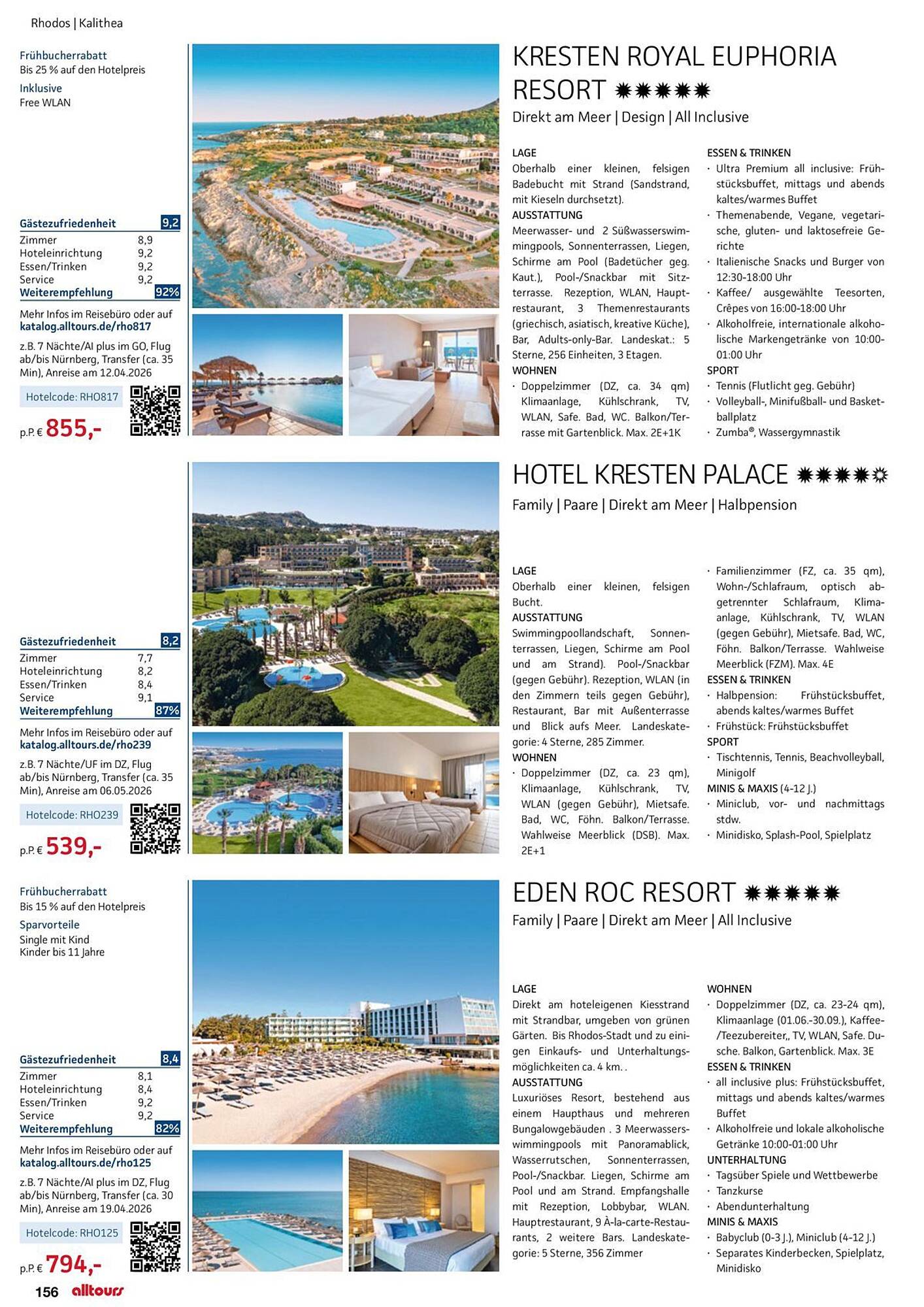 alltours Reisecenter Prospekt - Pagina 160