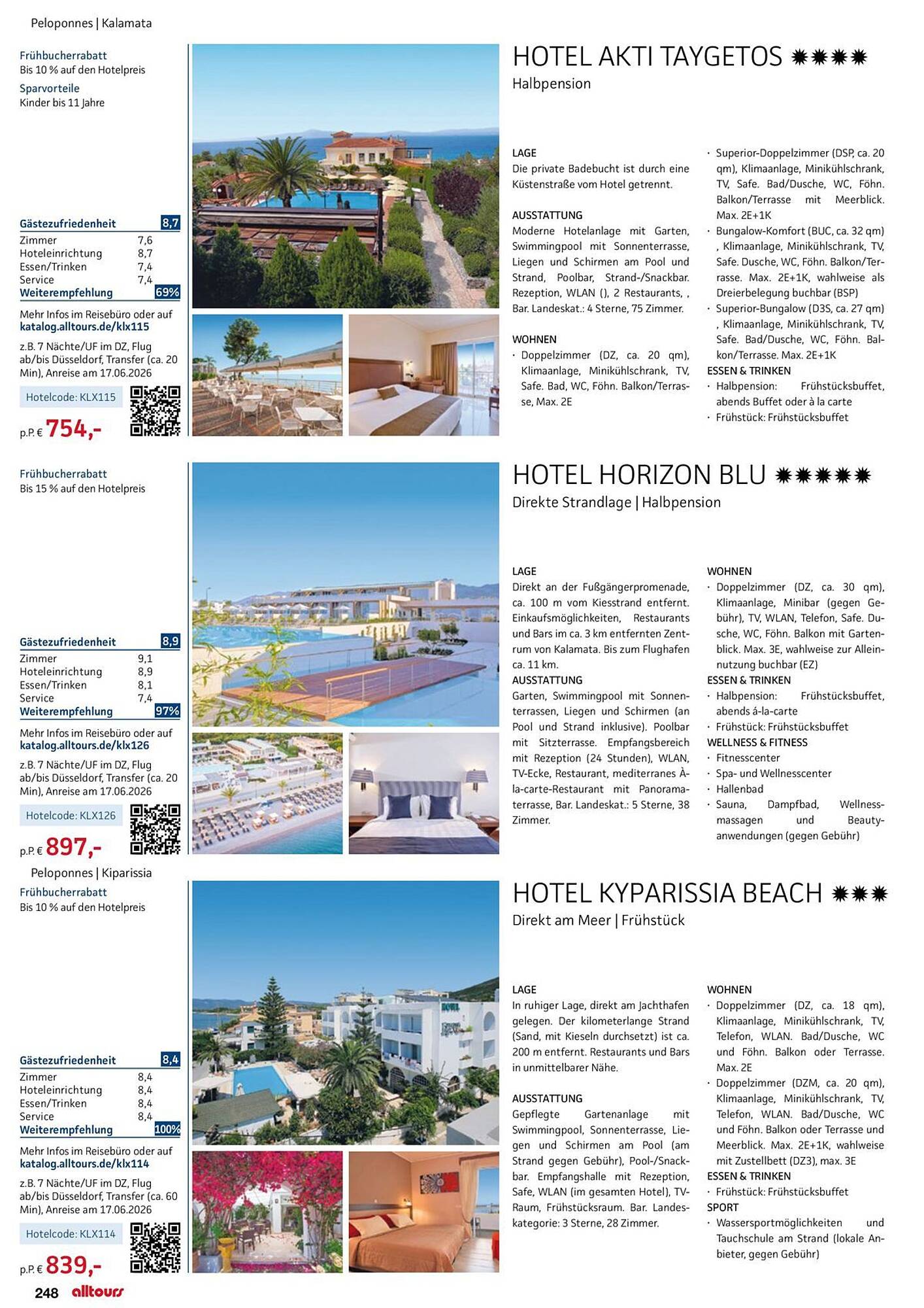 alltours Reisecenter Prospekt - Pagina 252