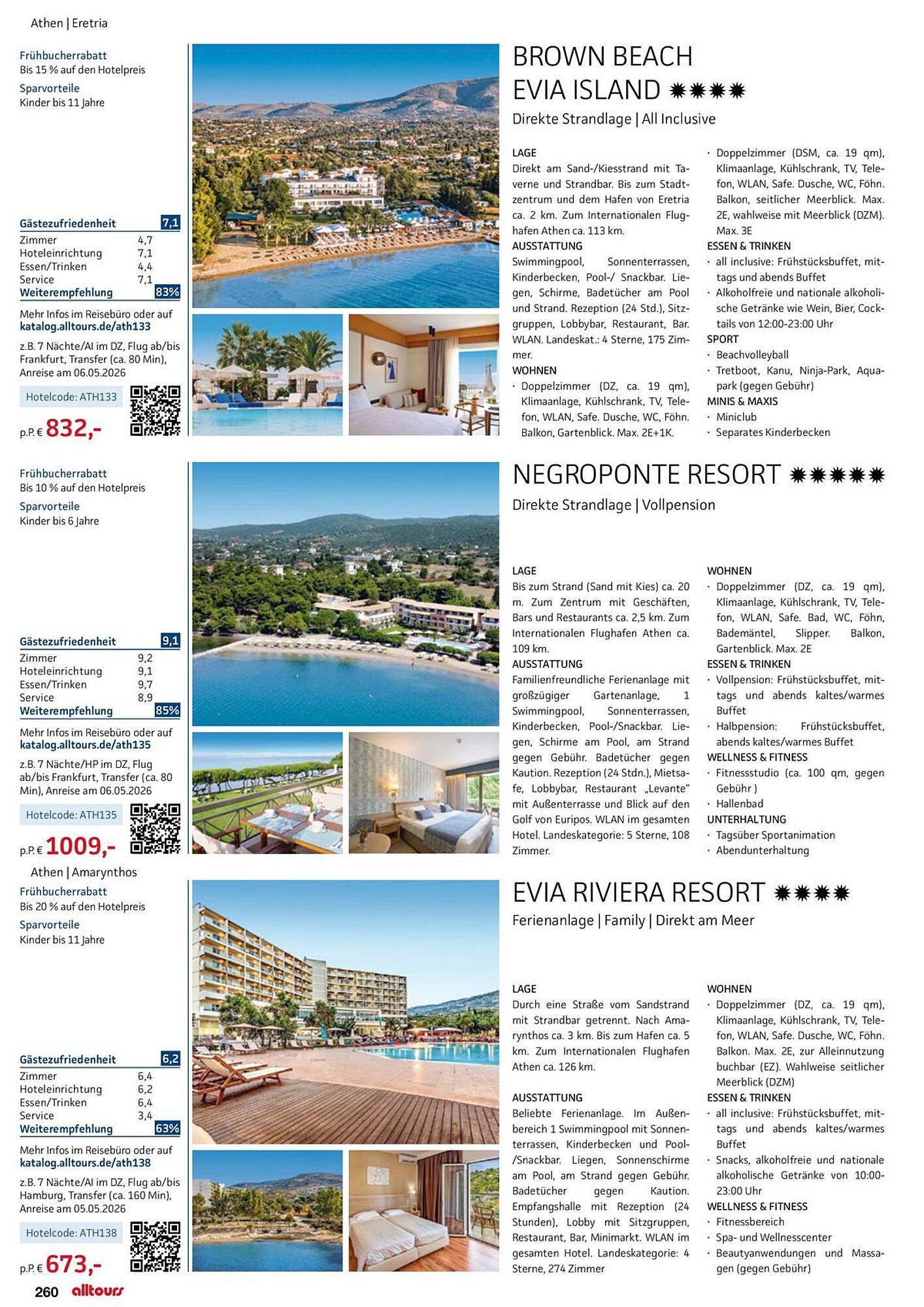 alltours Reisecenter Prospekt - Pagina 264