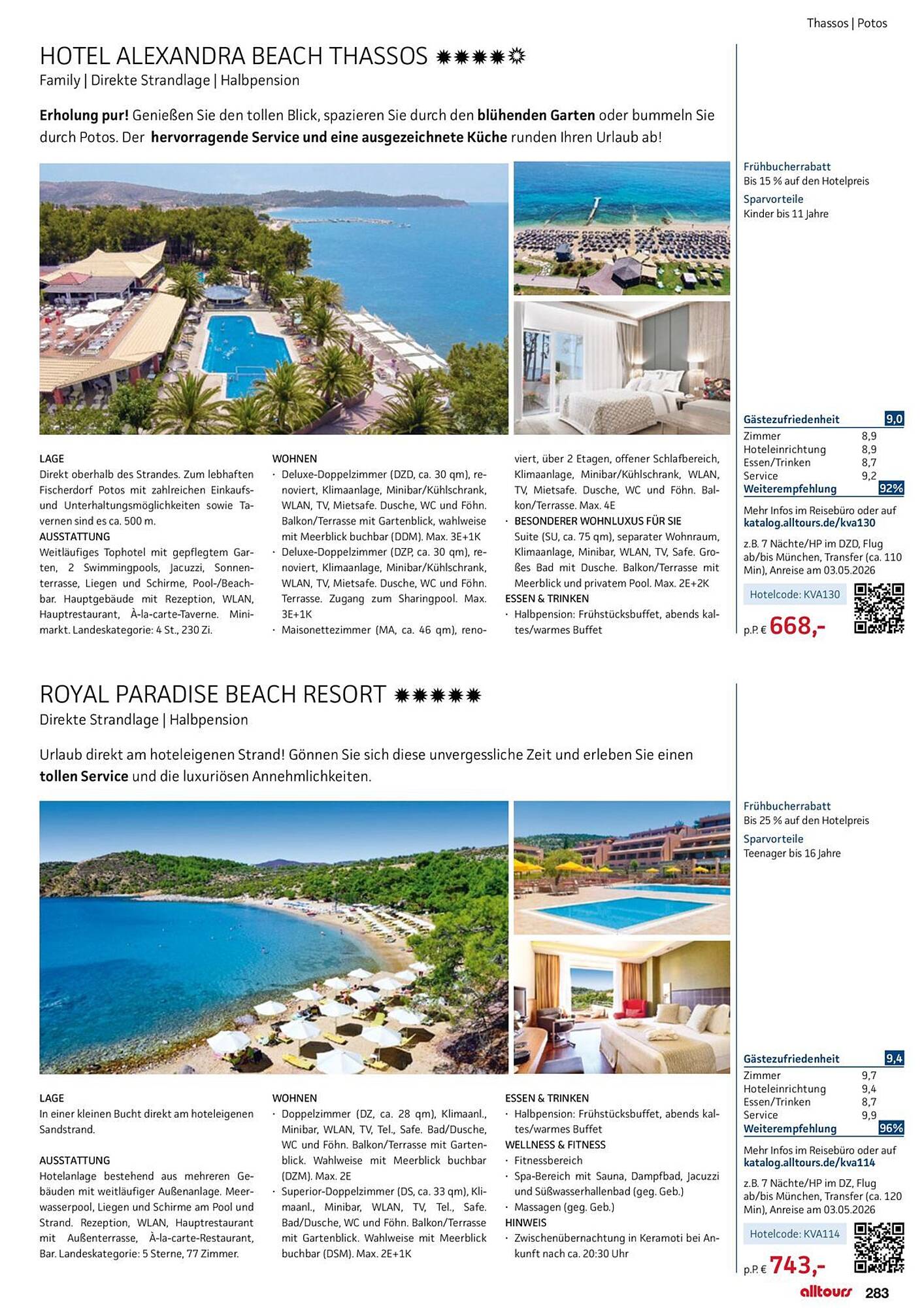 alltours Reisecenter Prospekt - Pagina 287