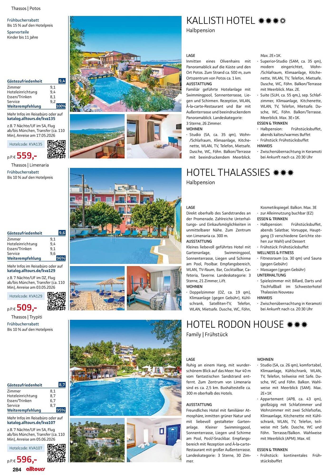 alltours Reisecenter Prospekt - Pagina 288