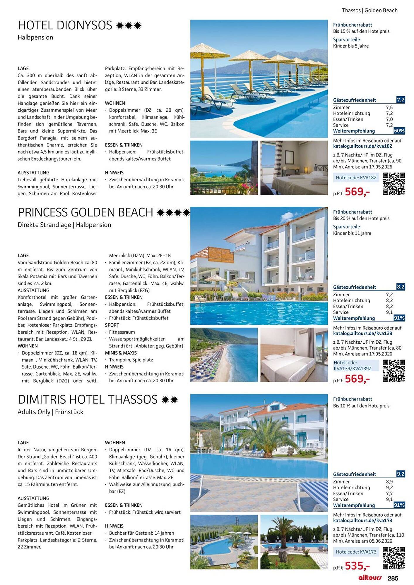 alltours Reisecenter Prospekt - Pagina 289