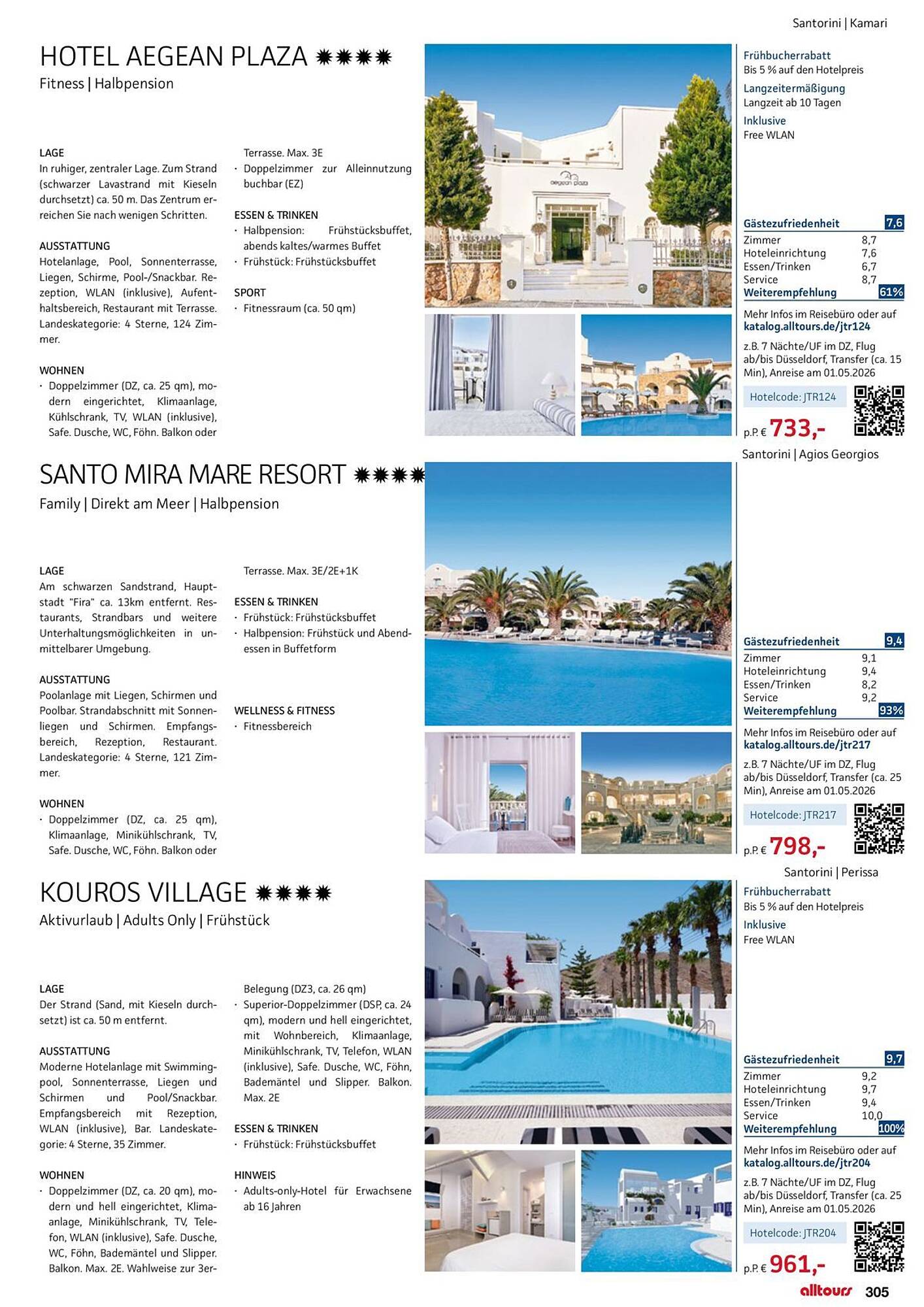alltours Reisecenter Prospekt - Pagina 309