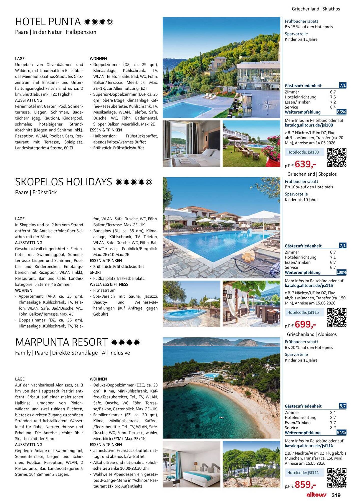 alltours Reisecenter Prospekt - Pagina 323
