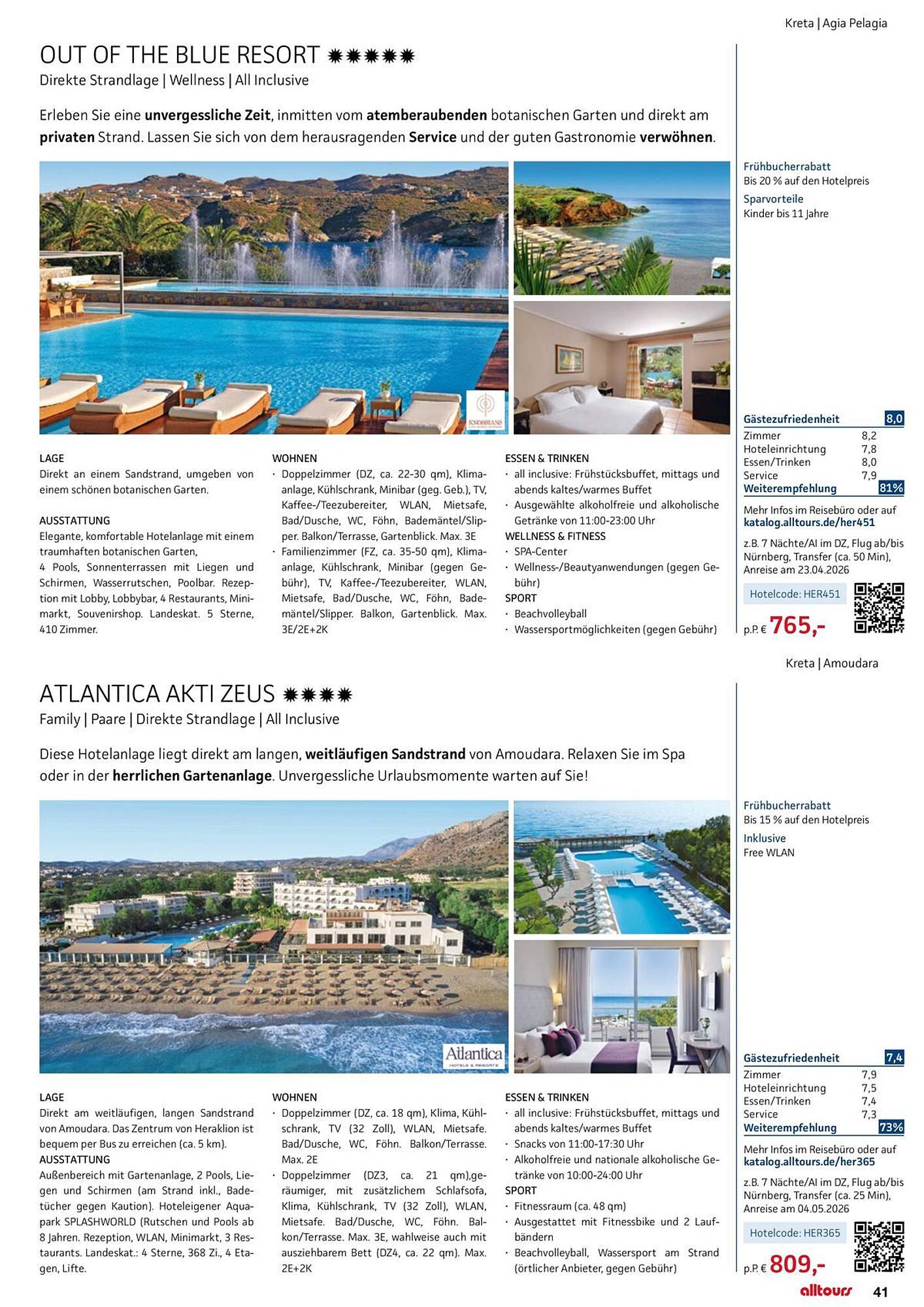 alltours Reisecenter Prospekt - Pagina 43