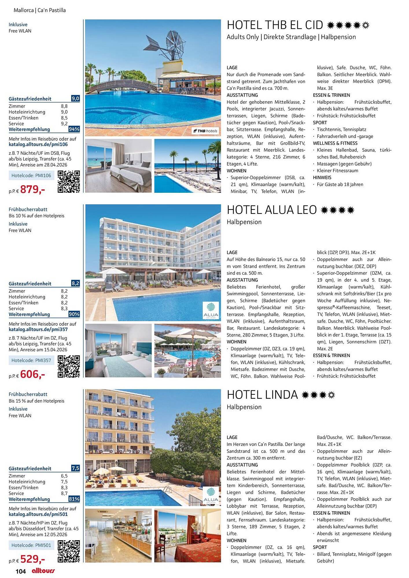 alltours Reisecenter Prospekt - Pagina 104