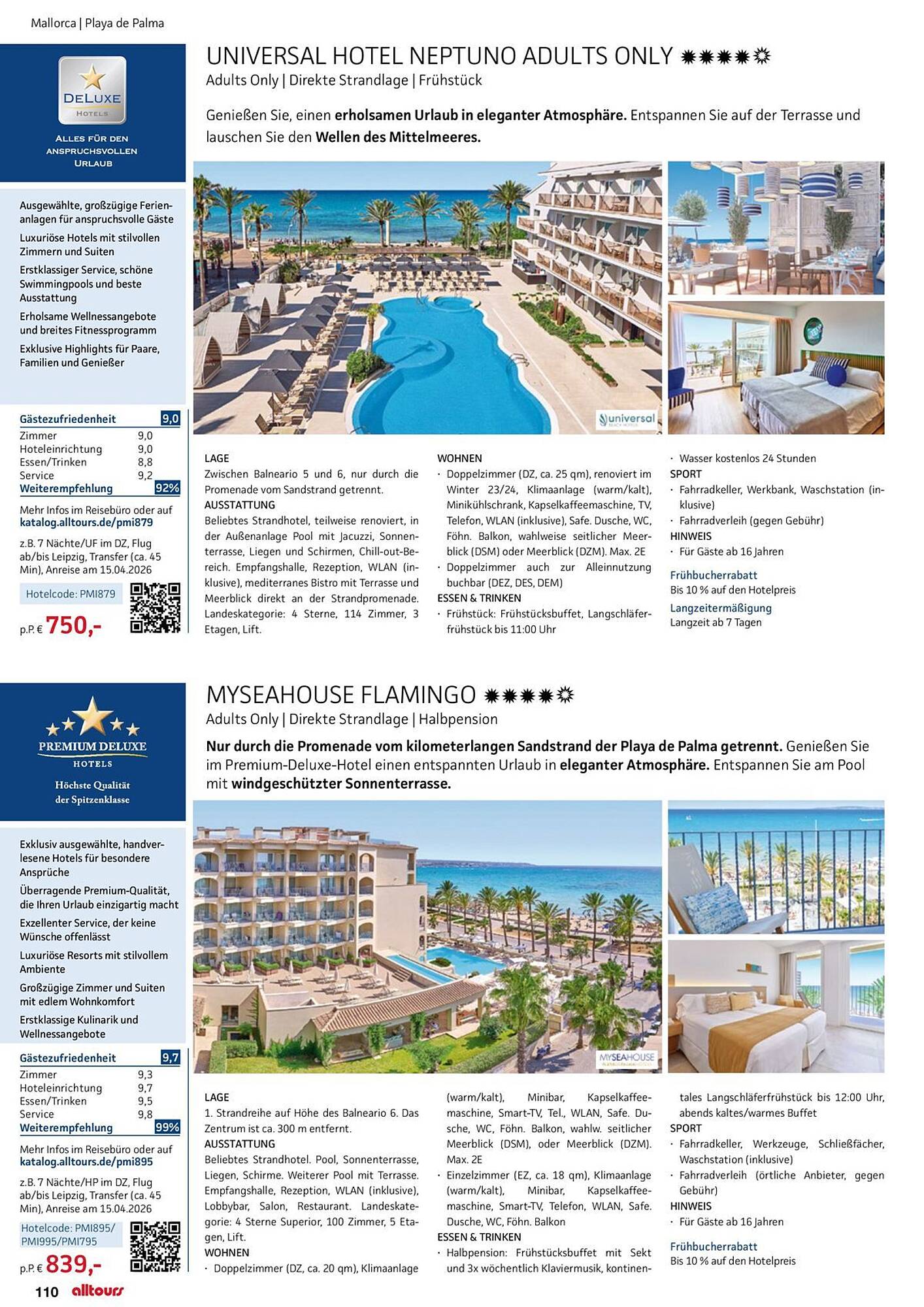 alltours Reisecenter Prospekt - Pagina 110