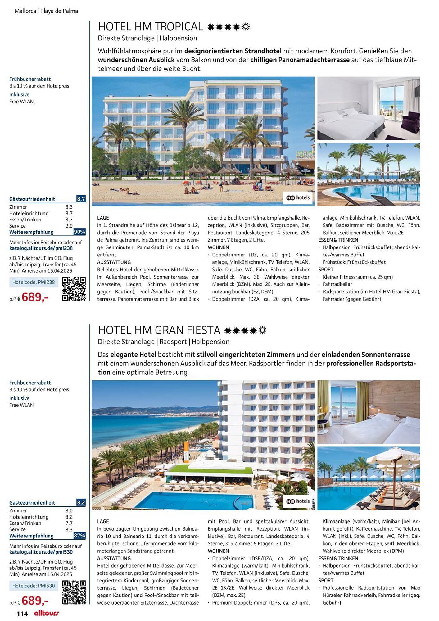 alltours Reisecenter Prospekt - Pagina 114
