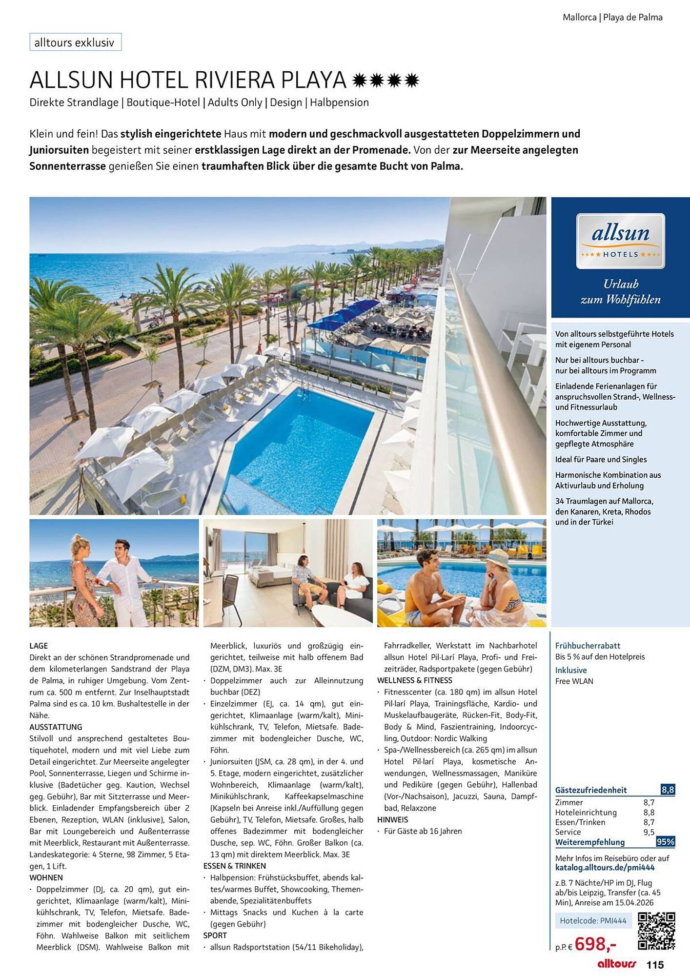 alltours Reisecenter Prospekt - Pagina 115