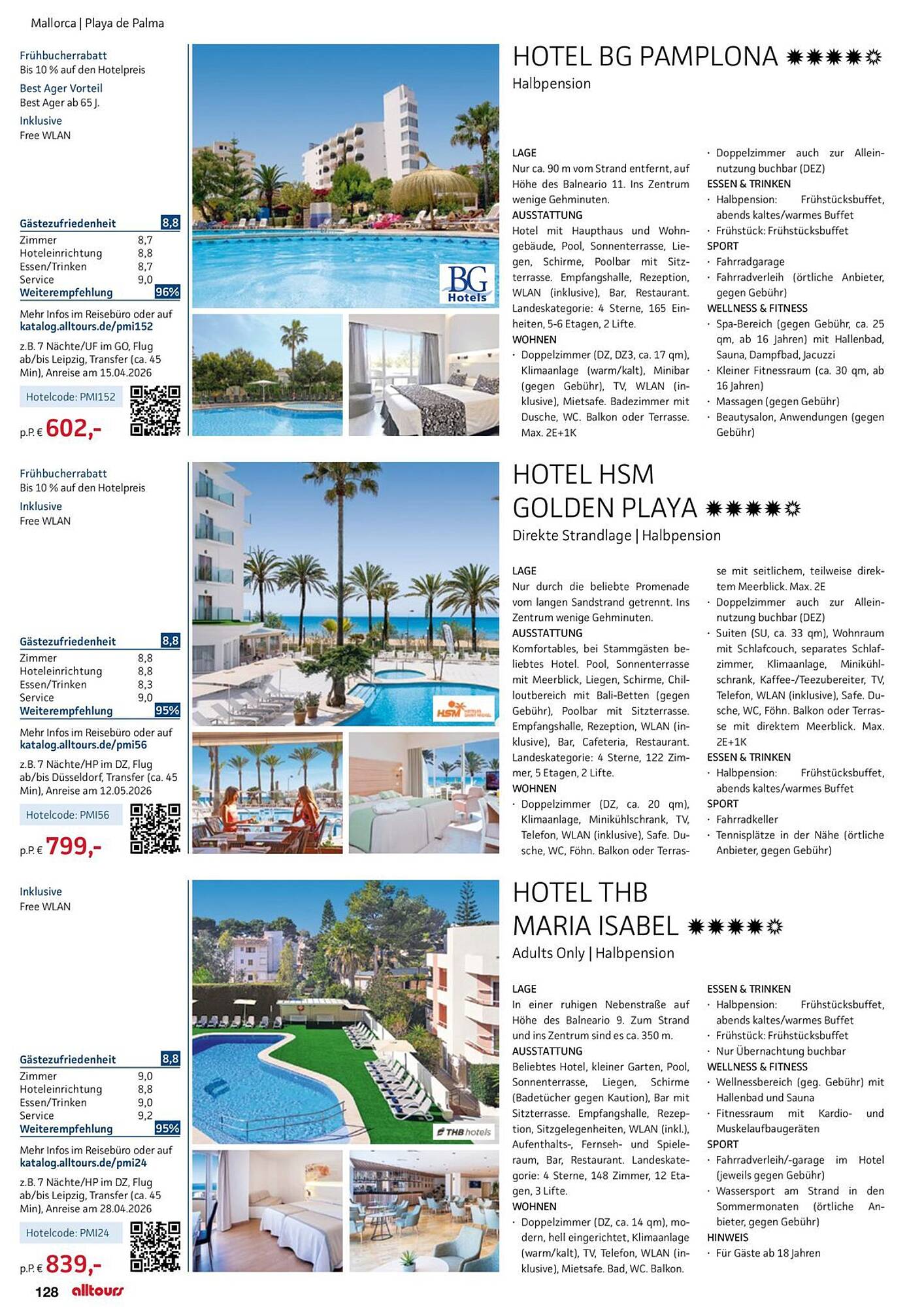 alltours Reisecenter Prospekt - Pagina 128