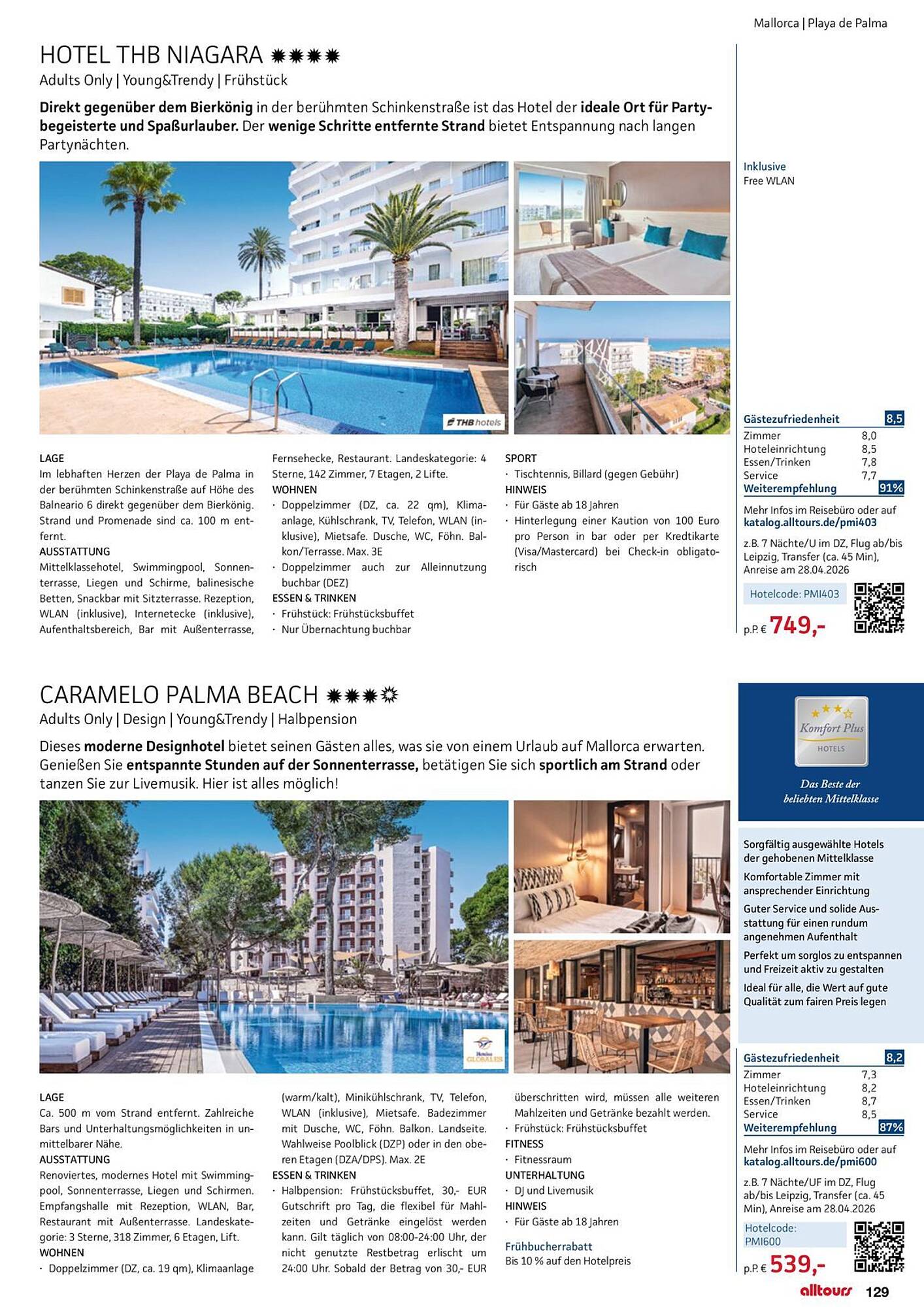 alltours Reisecenter Prospekt - Pagina 129