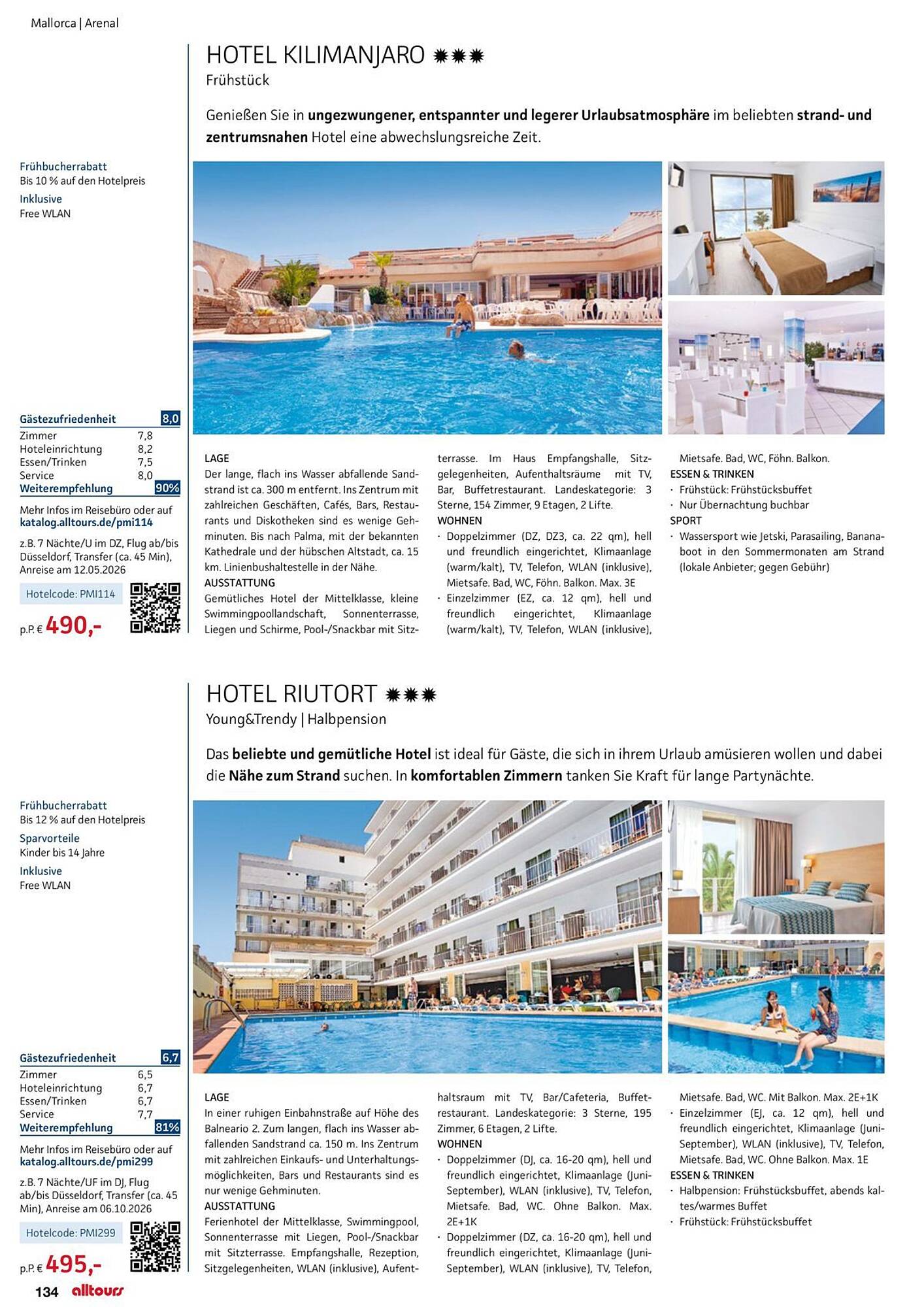 alltours Reisecenter Prospekt - Pagina 134