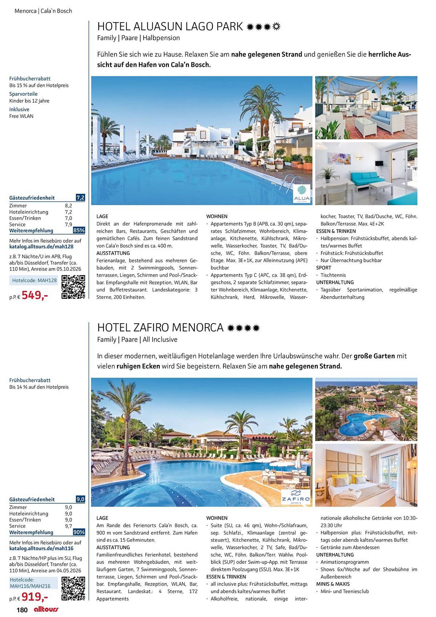 alltours Reisecenter Prospekt - Pagina 180