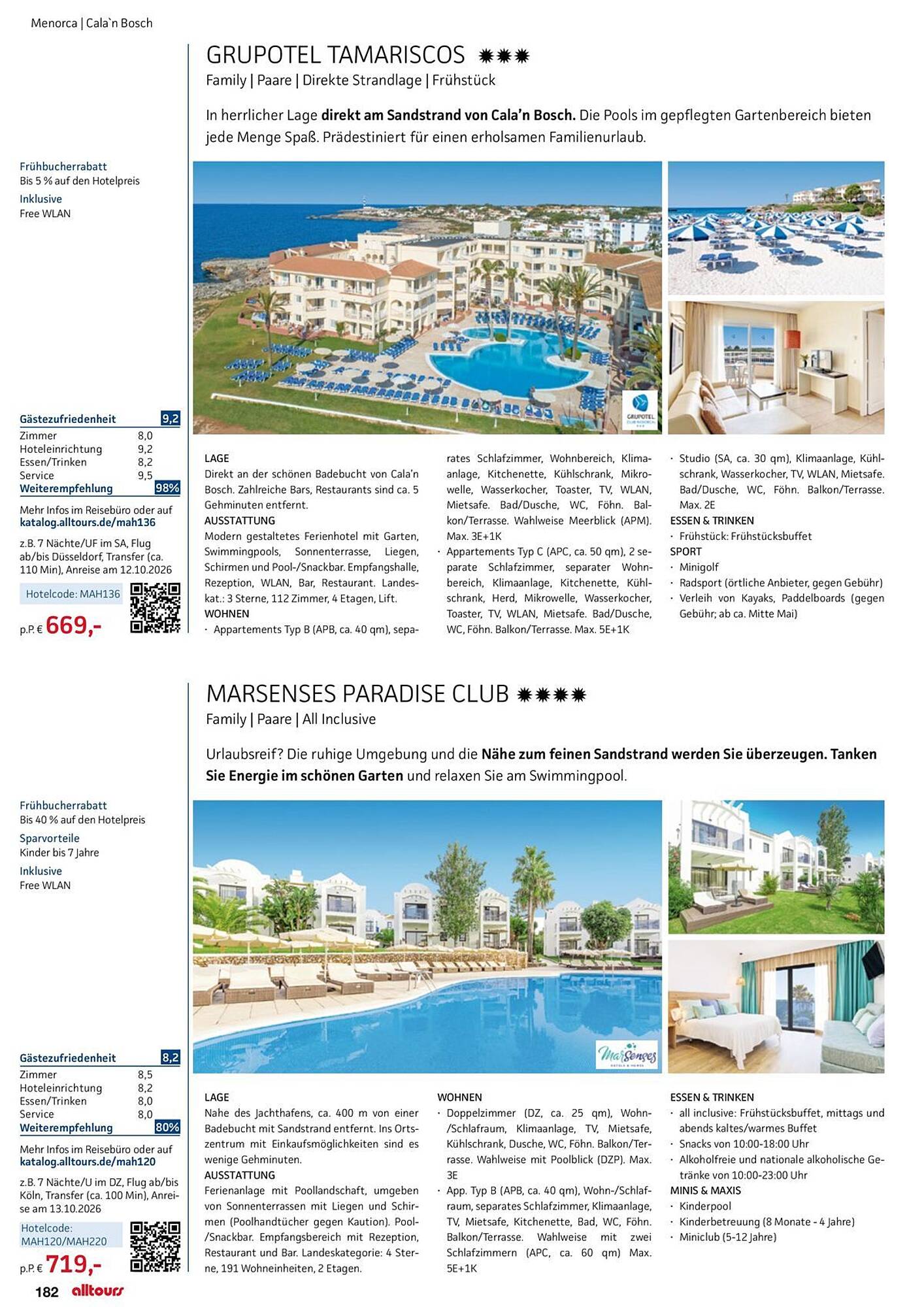 alltours Reisecenter Prospekt - Pagina 182