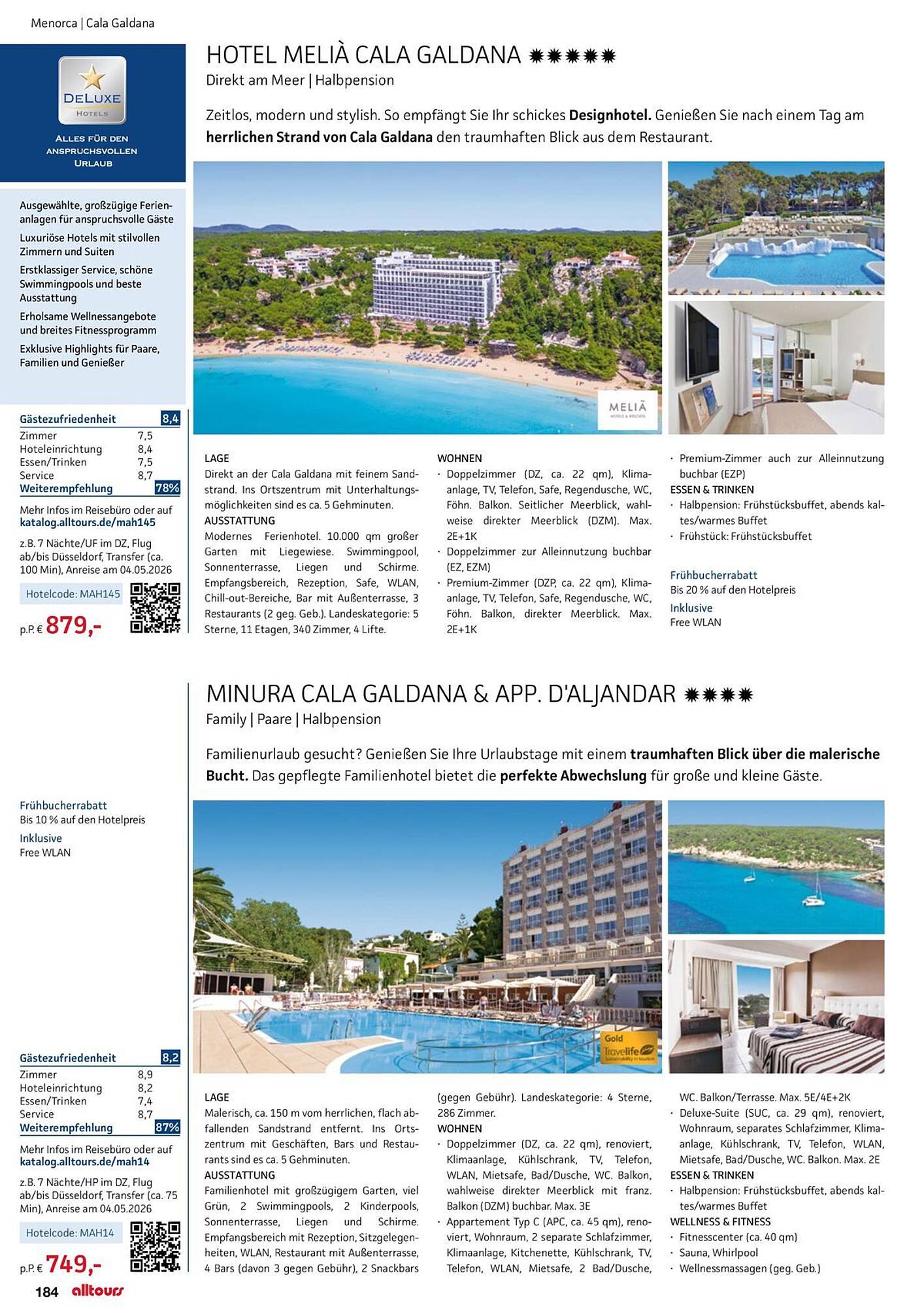 alltours Reisecenter Prospekt - Pagina 184