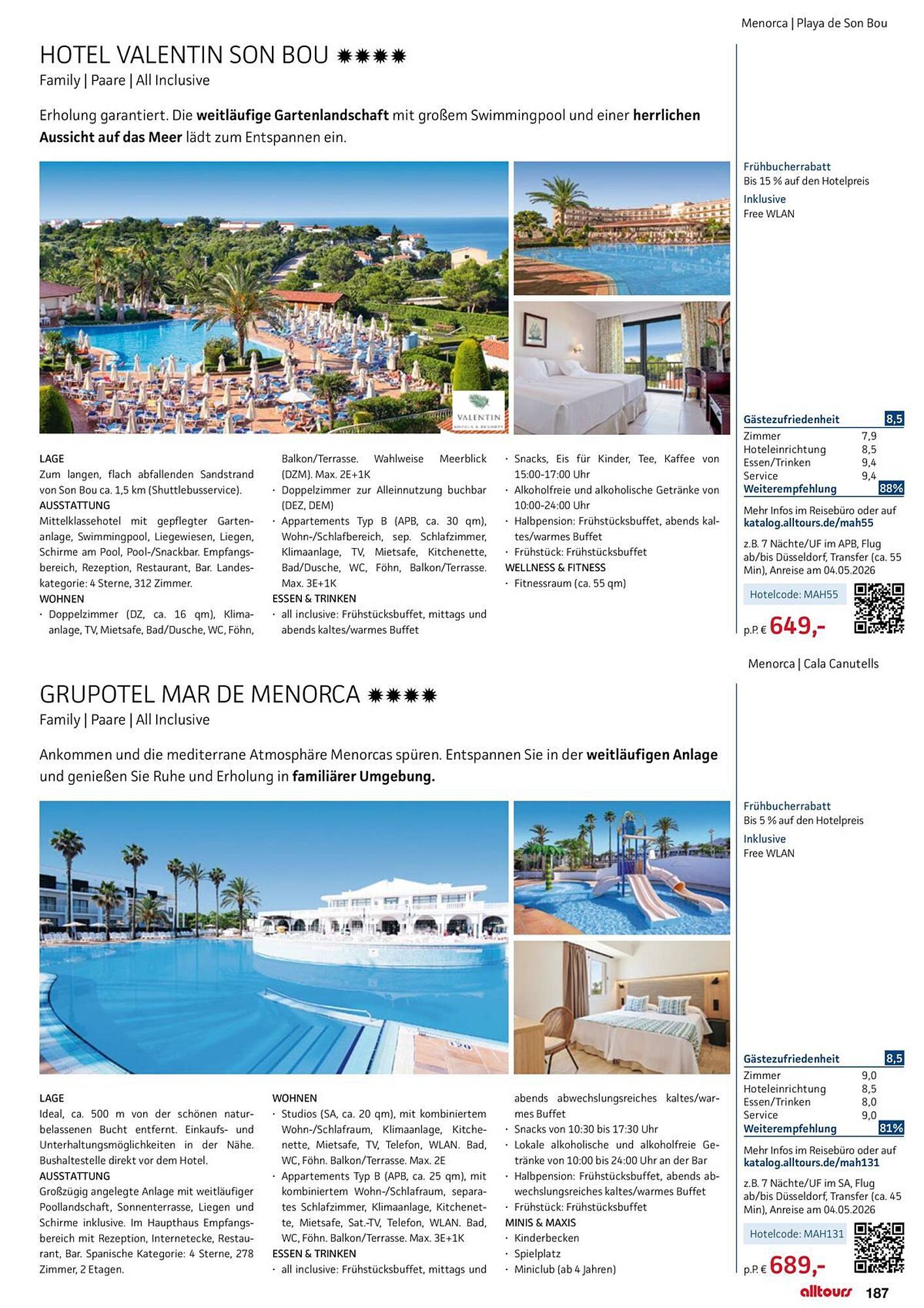 alltours Reisecenter Prospekt - Pagina 187