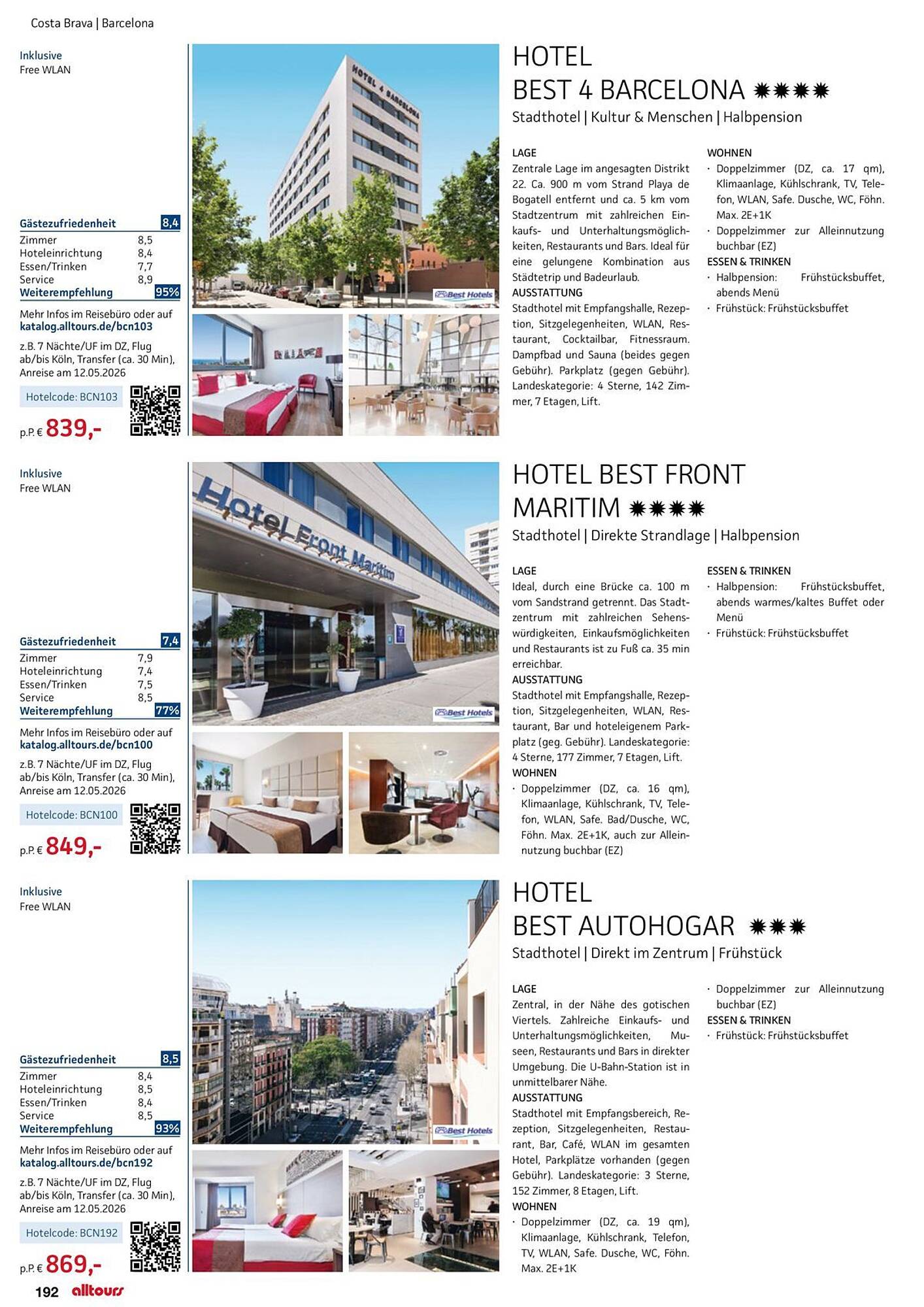 alltours Reisecenter Prospekt - Pagina 192