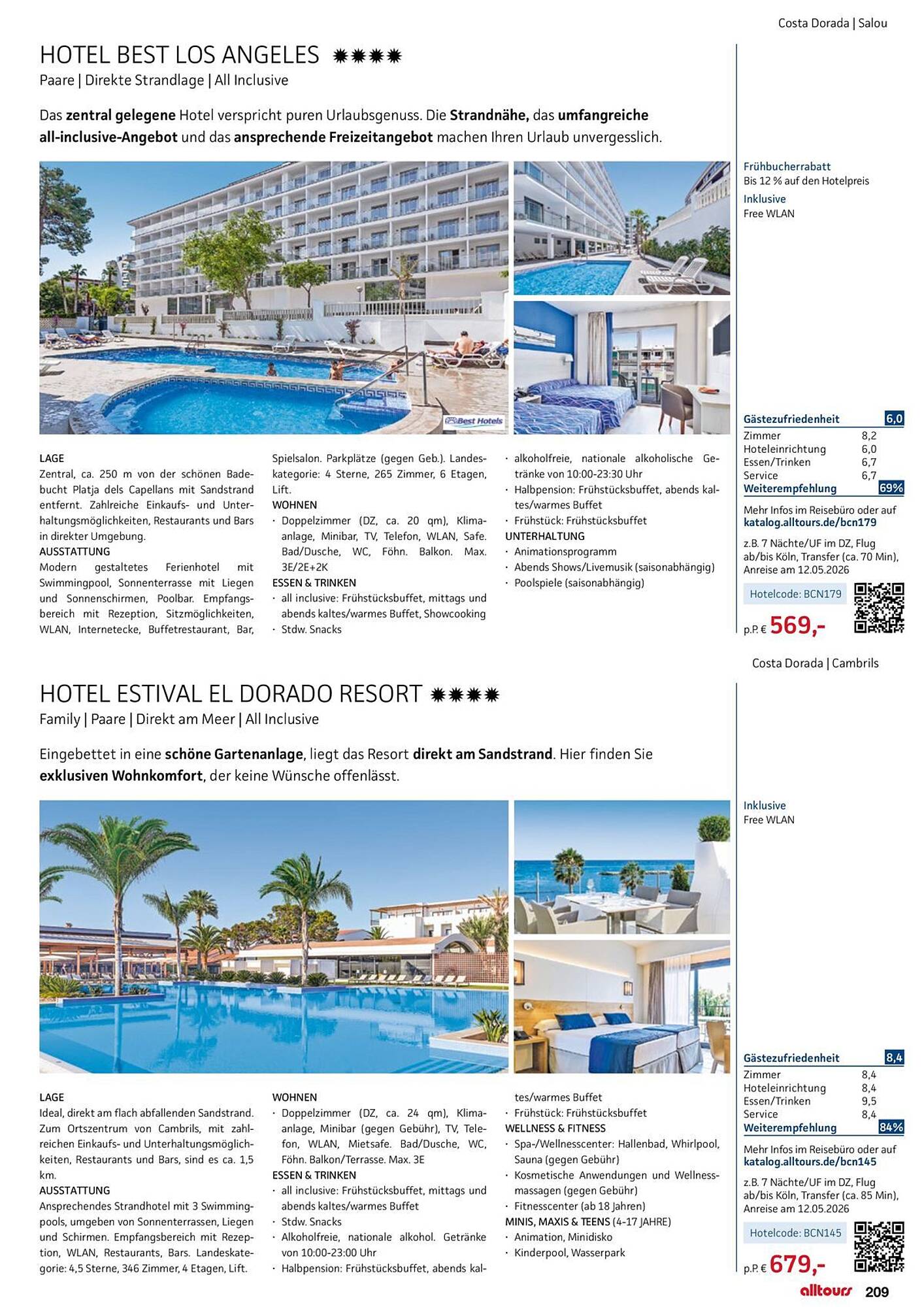 alltours Reisecenter Prospekt - Pagina 209