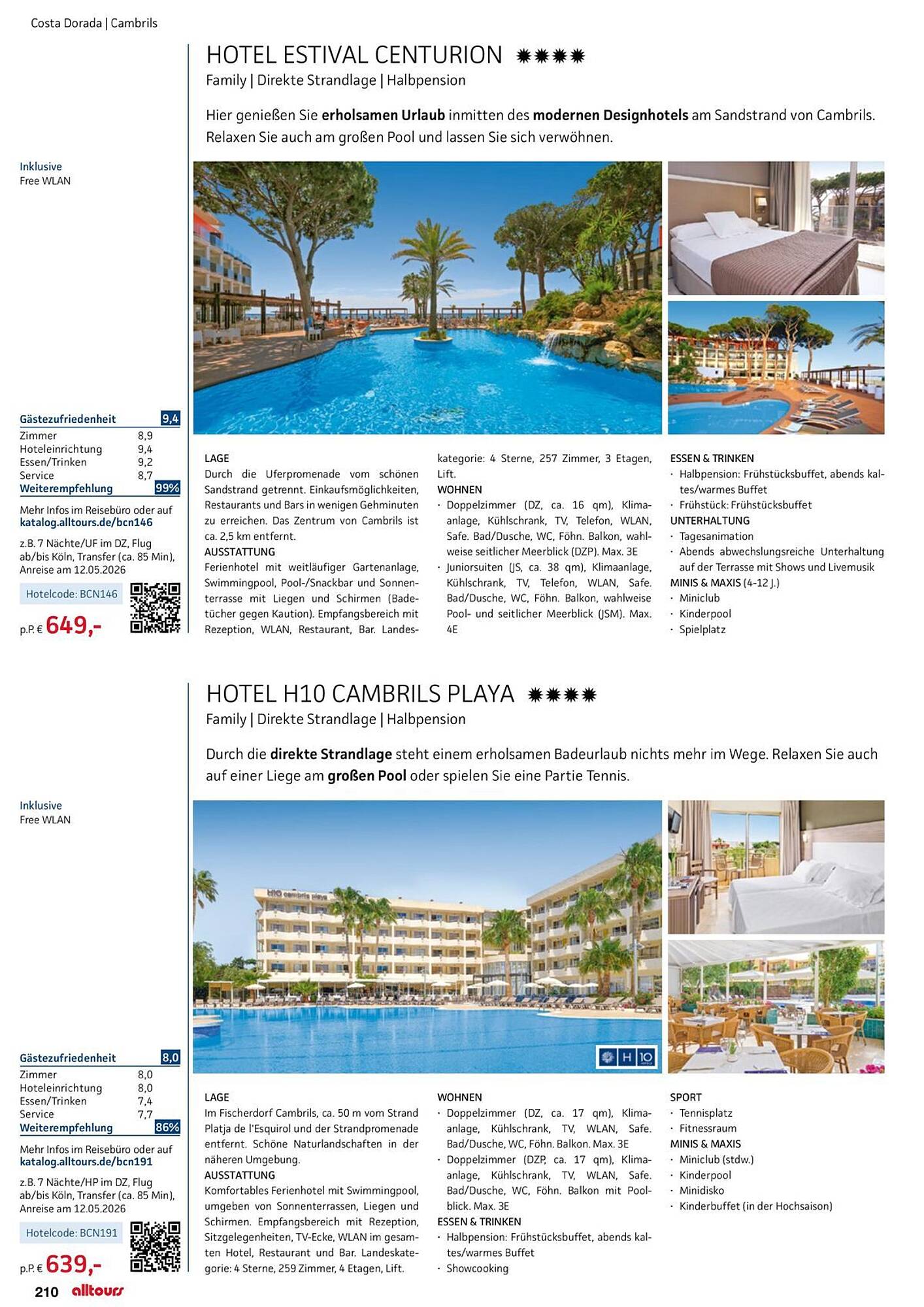 alltours Reisecenter Prospekt - Pagina 210