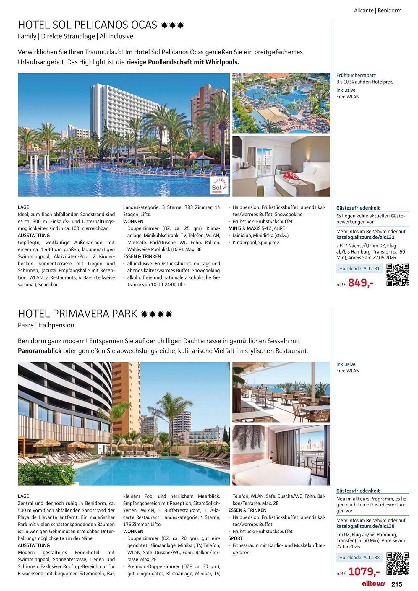 alltours Reisecenter Prospekt - Pagina 215
