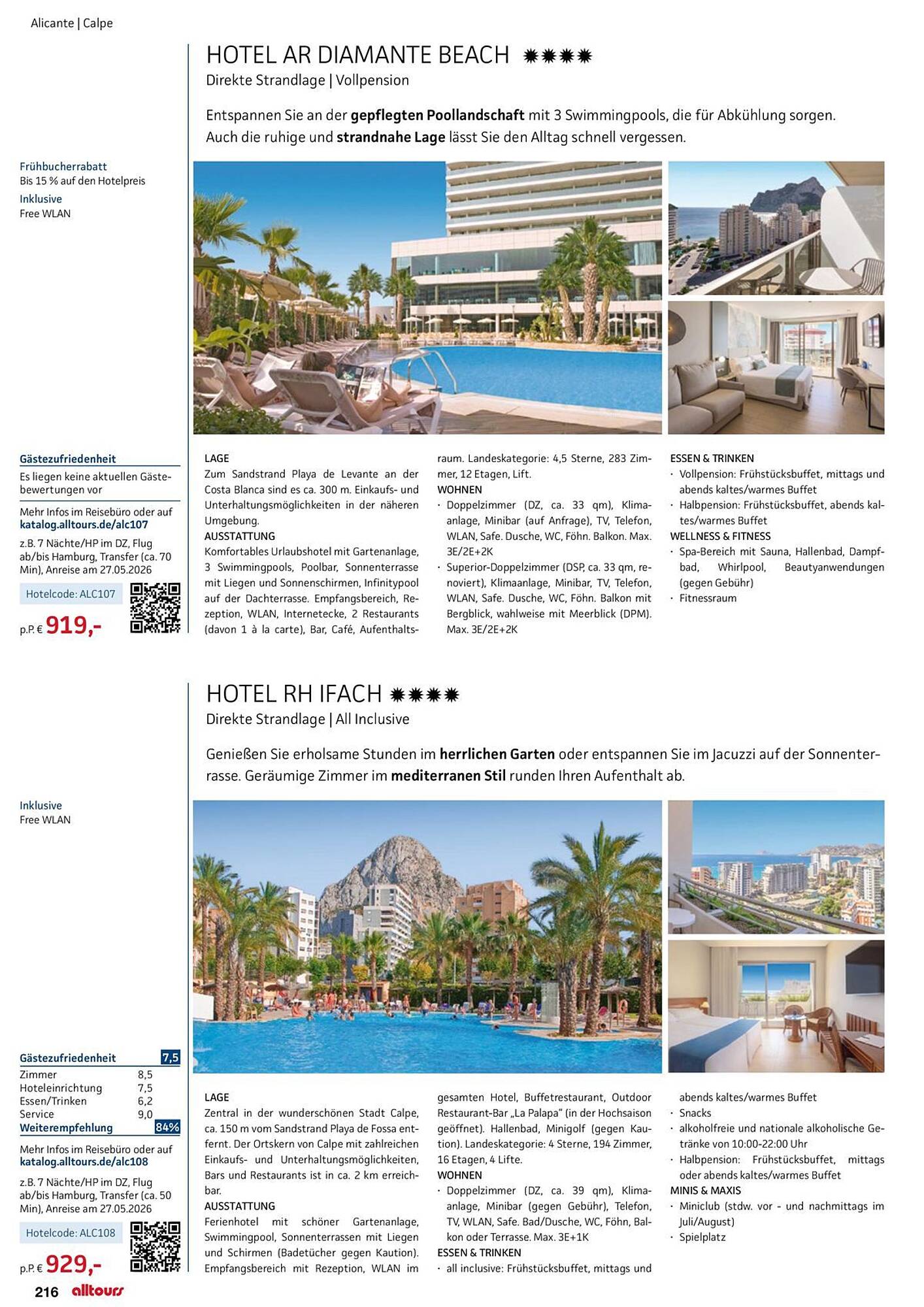alltours Reisecenter Prospekt - Pagina 216