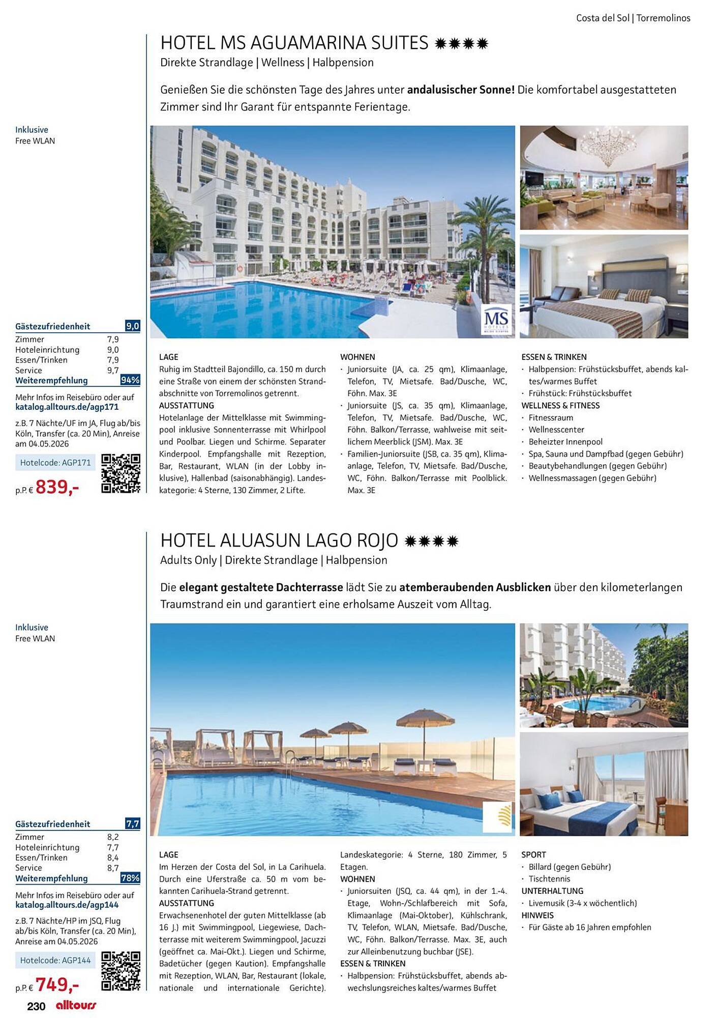 alltours Reisecenter Prospekt - Pagina 230