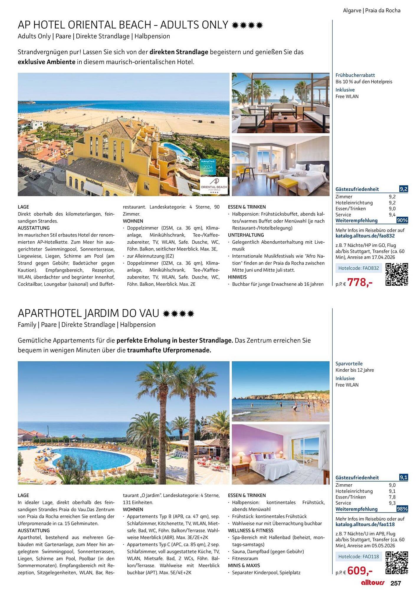 alltours Reisecenter Prospekt - Pagina 257