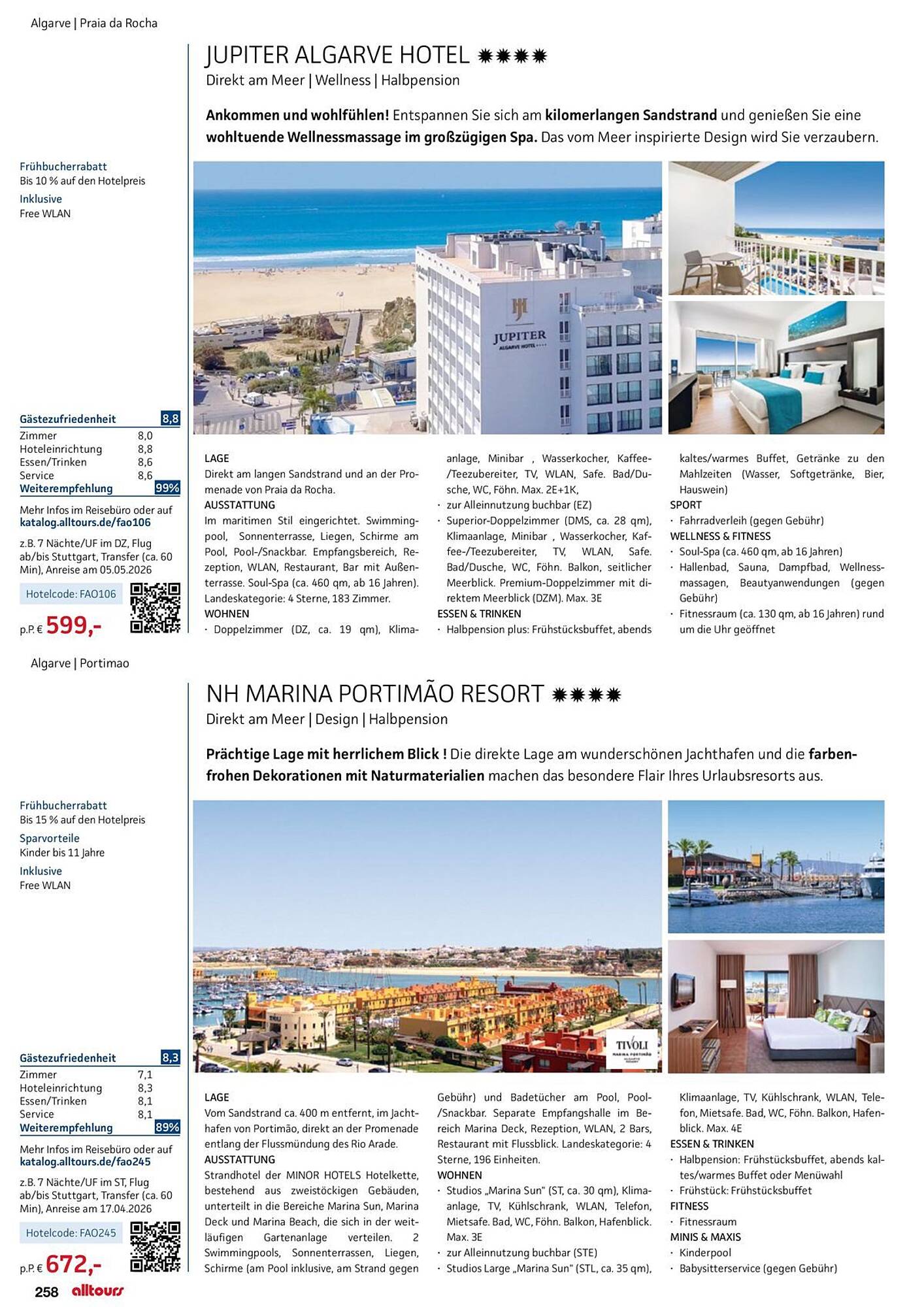 alltours Reisecenter Prospekt - Pagina 258