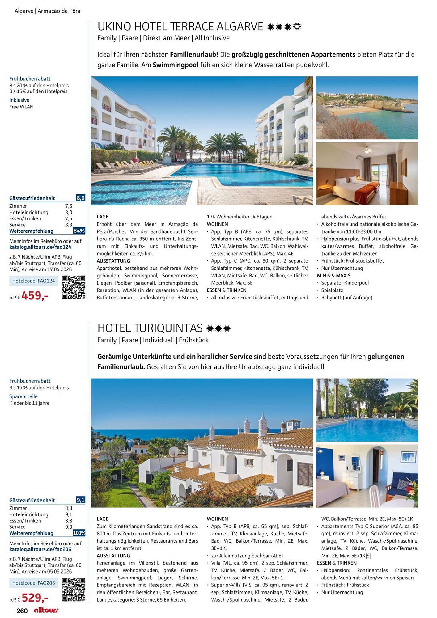 alltours Reisecenter Prospekt - Pagina 260