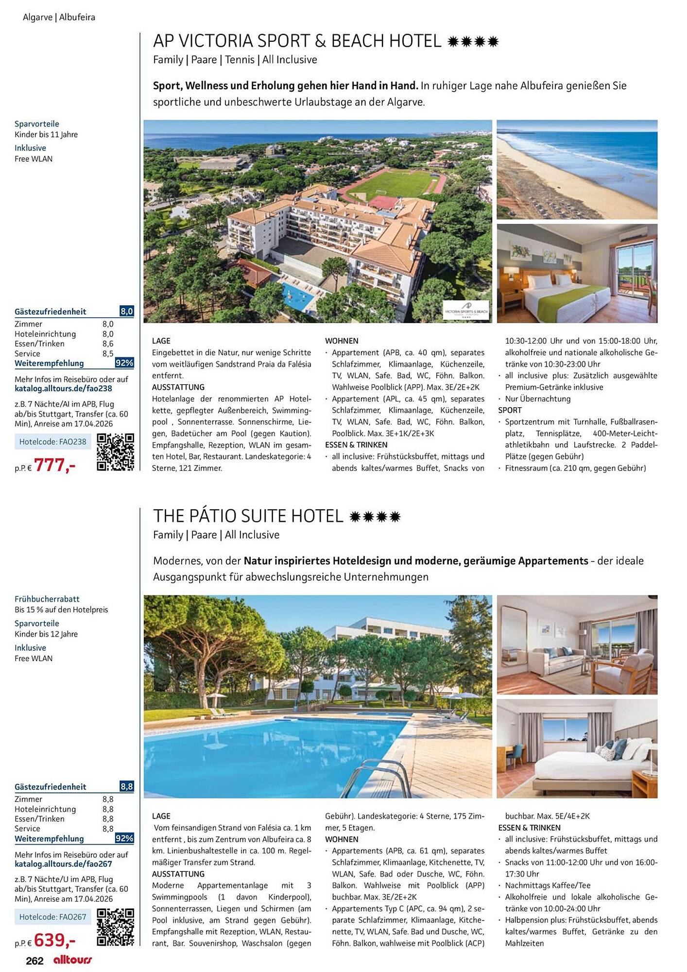 alltours Reisecenter Prospekt - Pagina 262