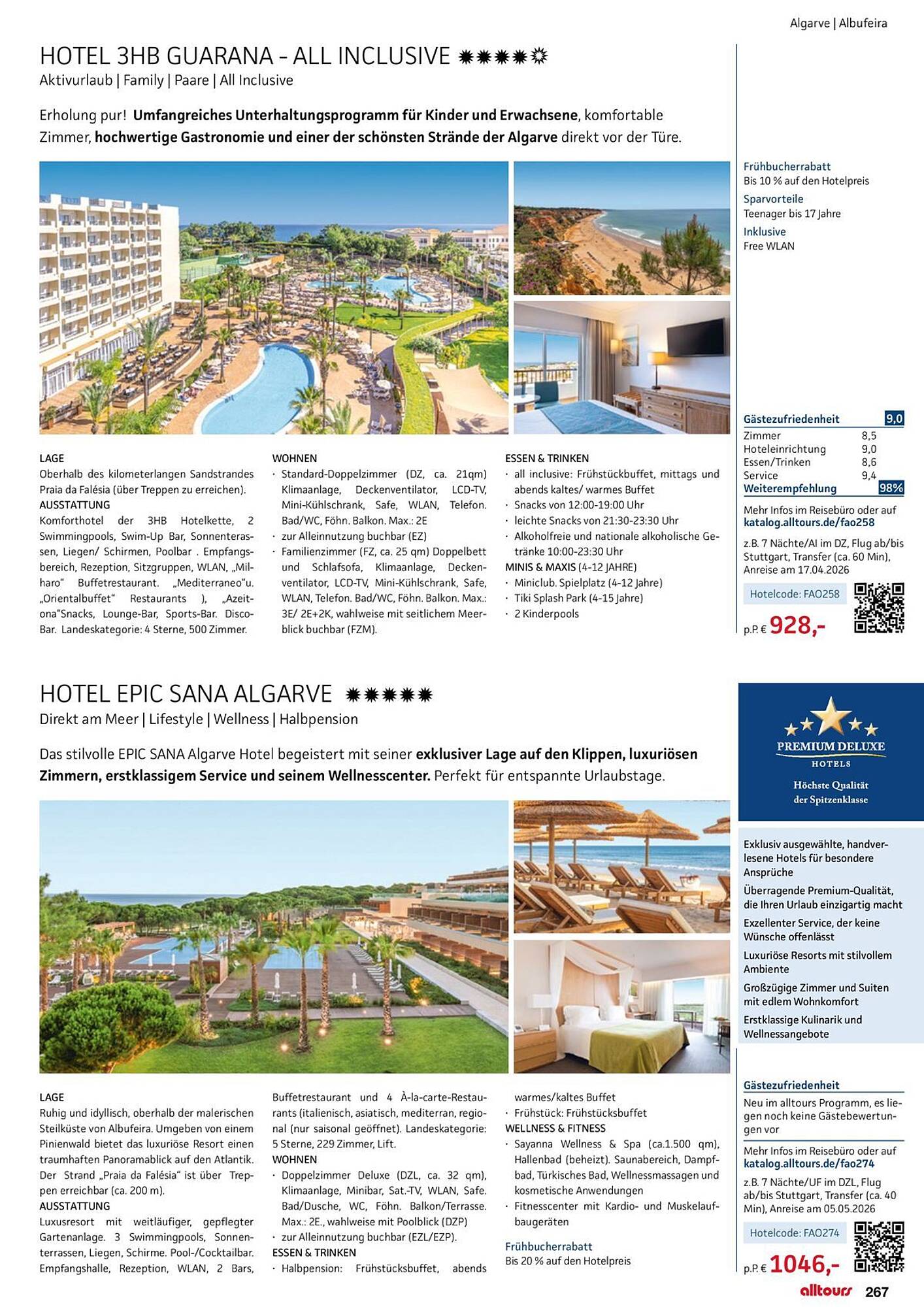 alltours Reisecenter Prospekt - Pagina 267